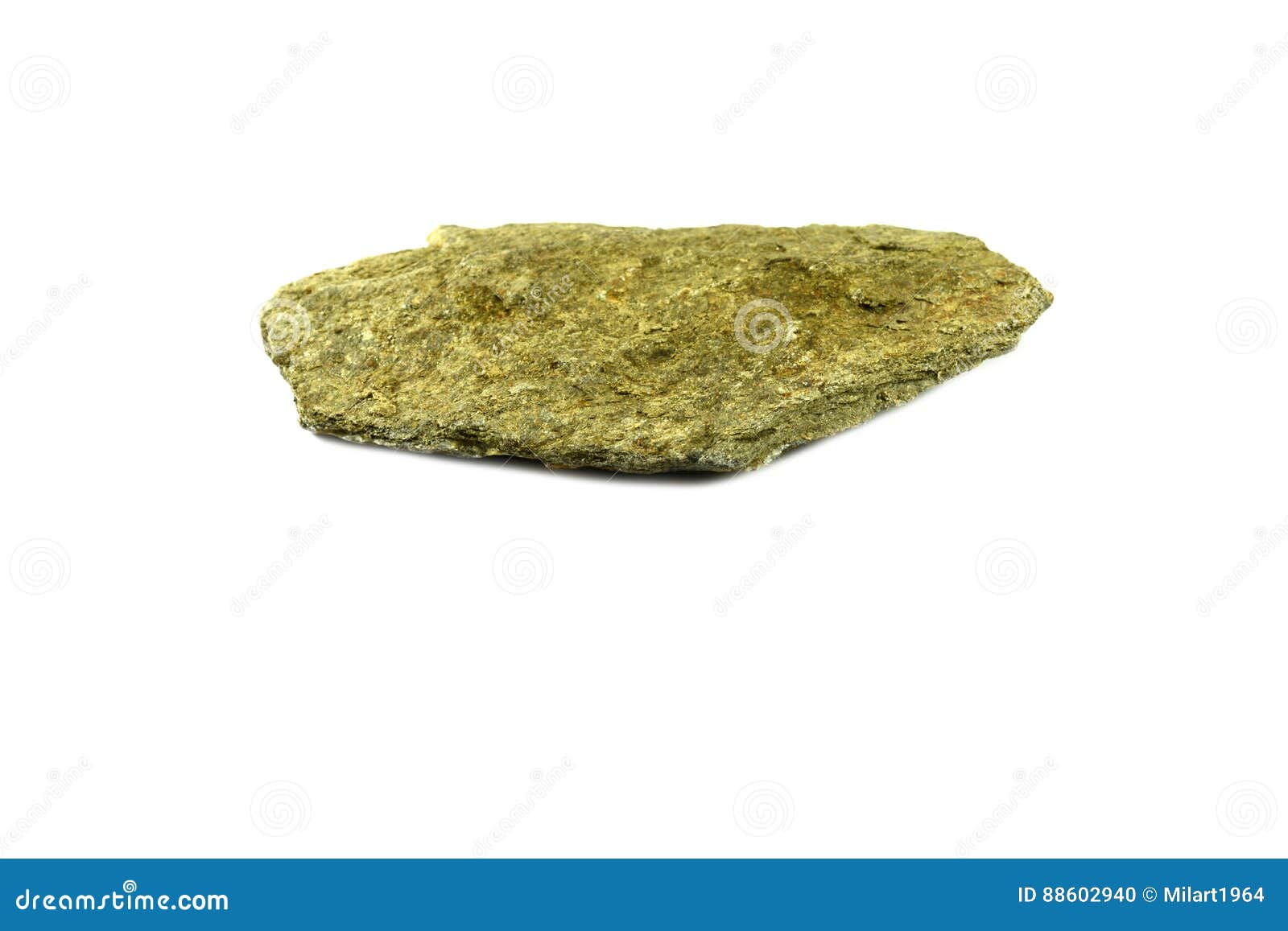 Stone Isolated On White Stock Photo - Download Image Now - Flat