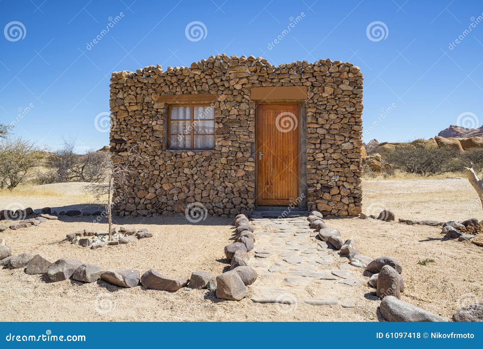 Stone house stock photo. Image of interior, village, west 61097418