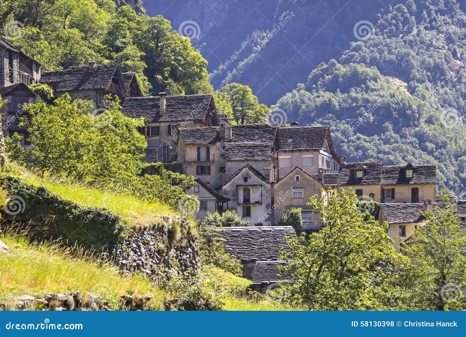 stone houses, rustico, ticino