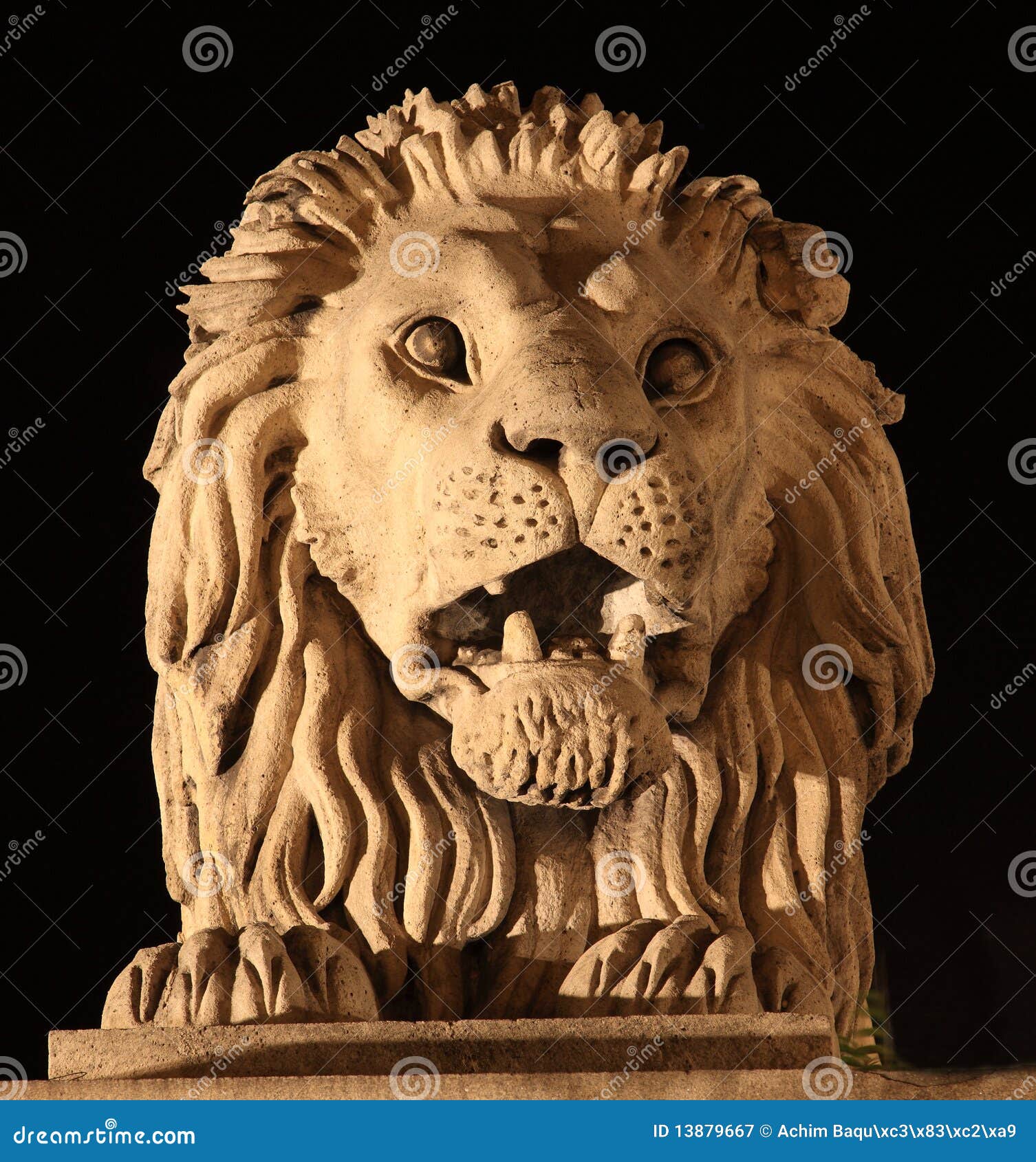 Stone Lion head stock image. Image of travel, budapest 13879667