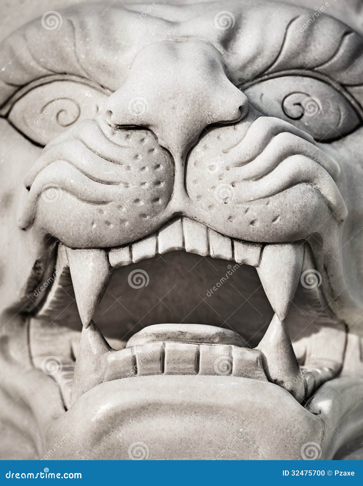 Stone Lion Head Marble Statue Stock Photo Image of objects, rough