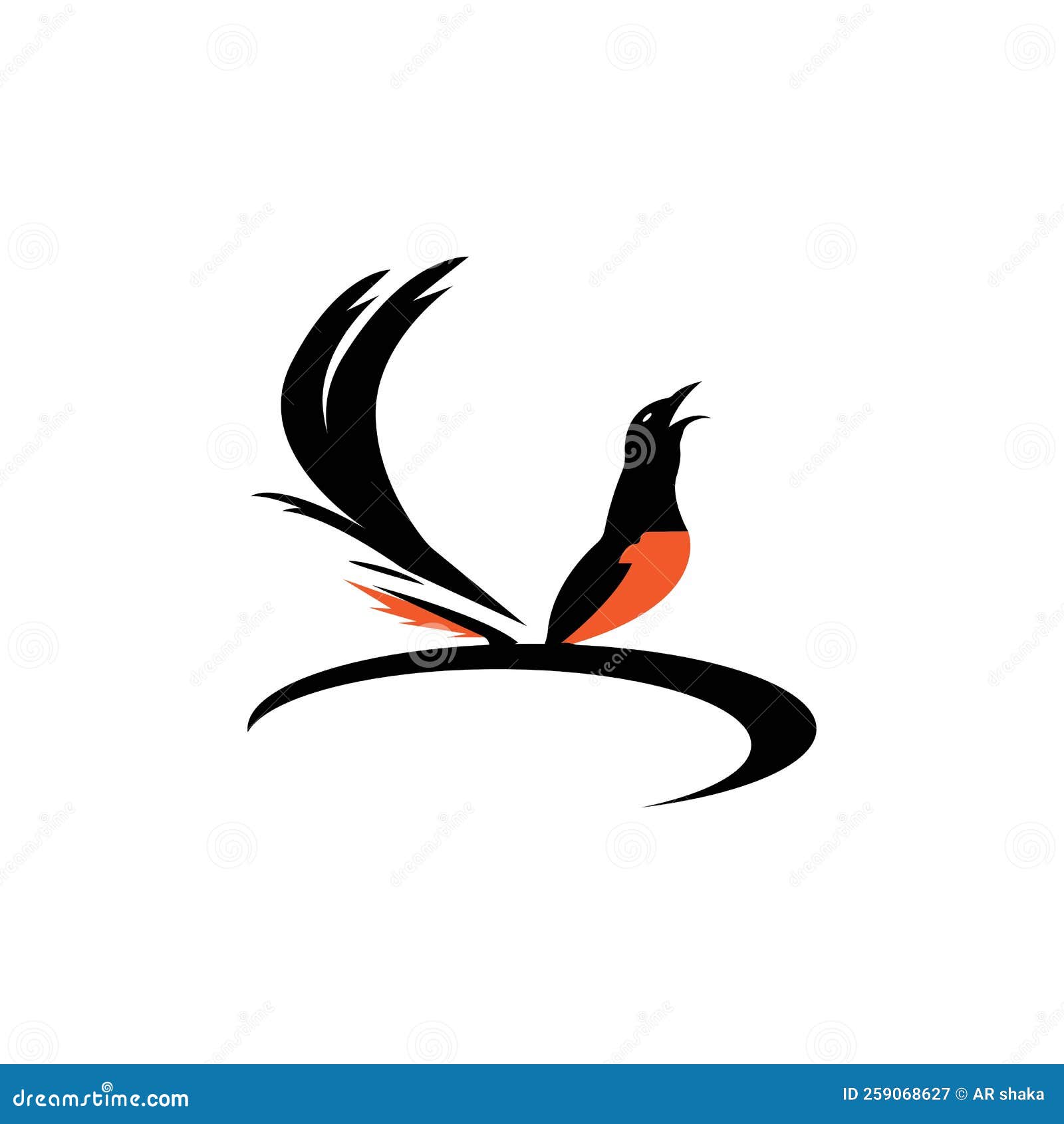 Stone Magpie,icon Logo Vector Design Stock Vector - Illustration of