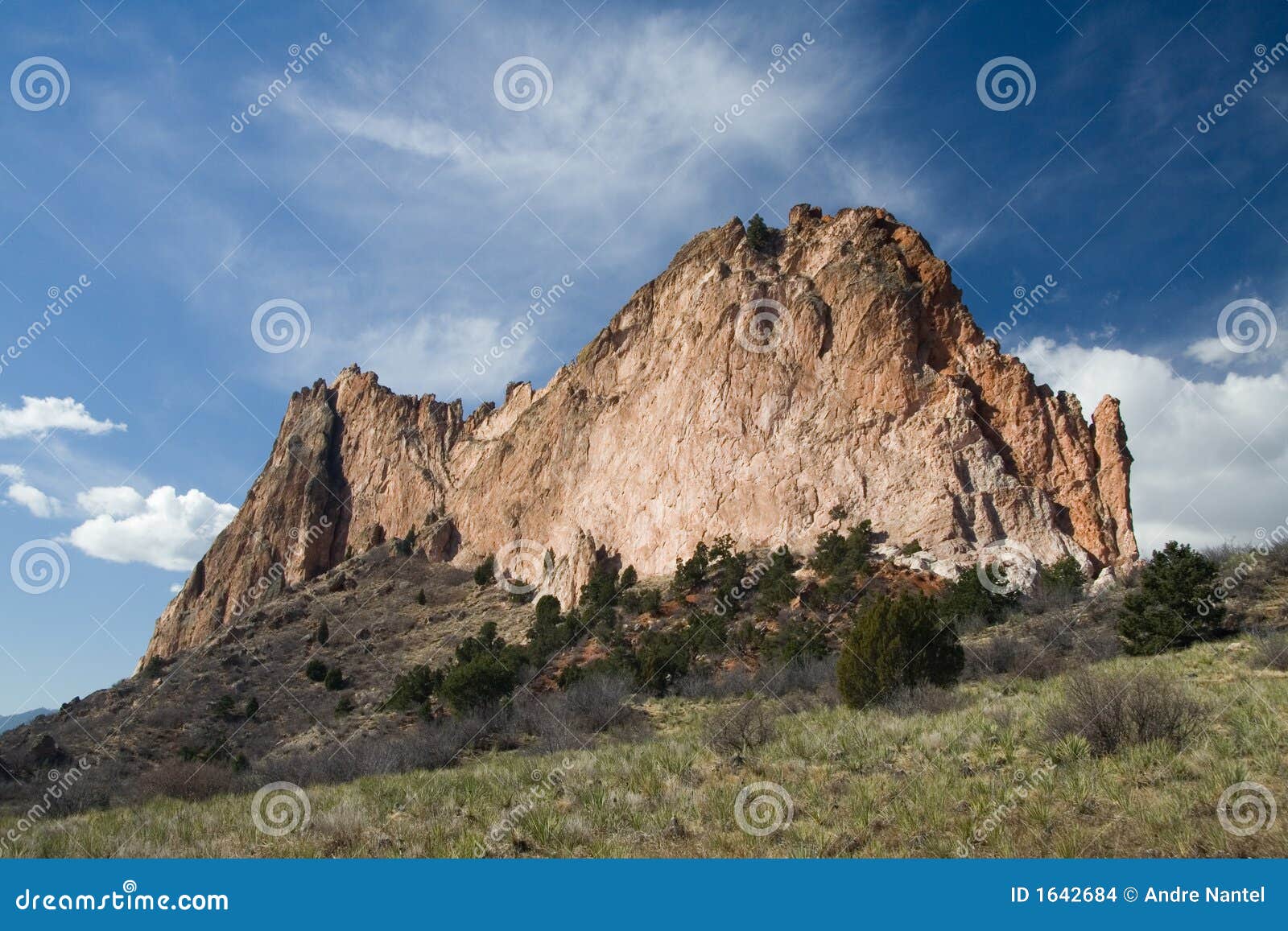 Stone Mountain stock photo. Image of blue, united, mountain - 1642684