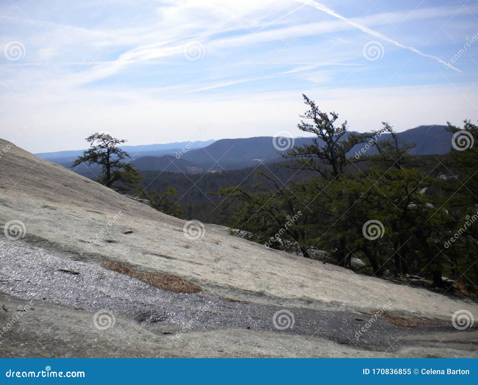 Stone Mountain State Park in the State of North Carolina, USA Stock