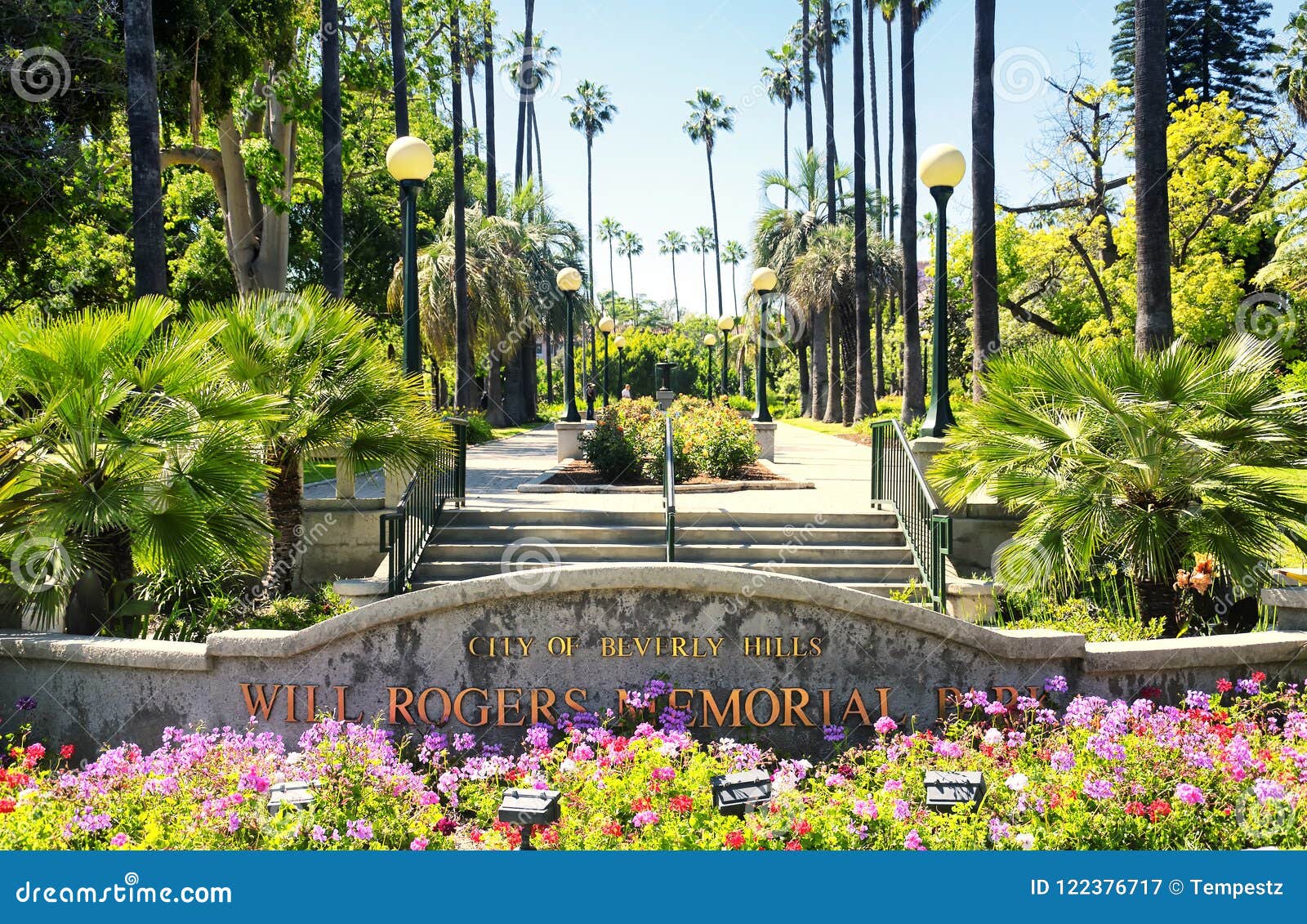 Will Rogers Memorial Park In Beverly Hills California Stock Image
