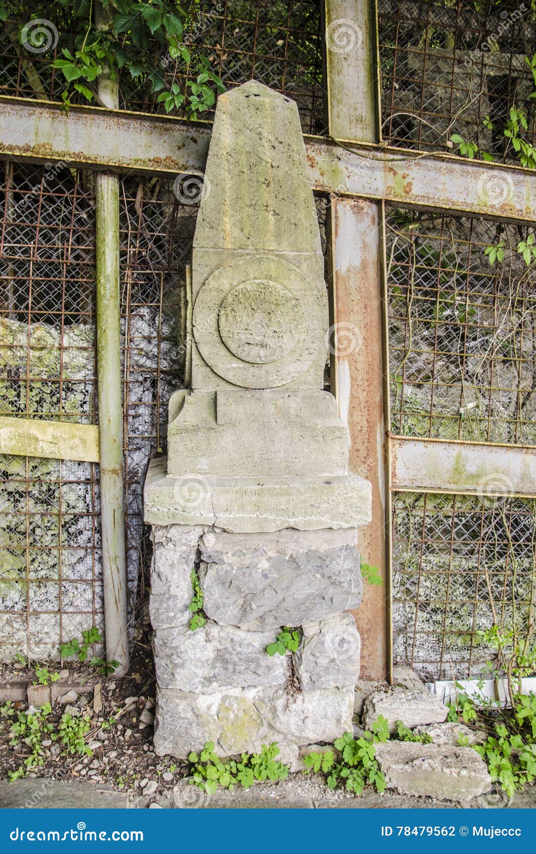 Stone pillar stock photo. Image of stone, outdoor, construction 78479562