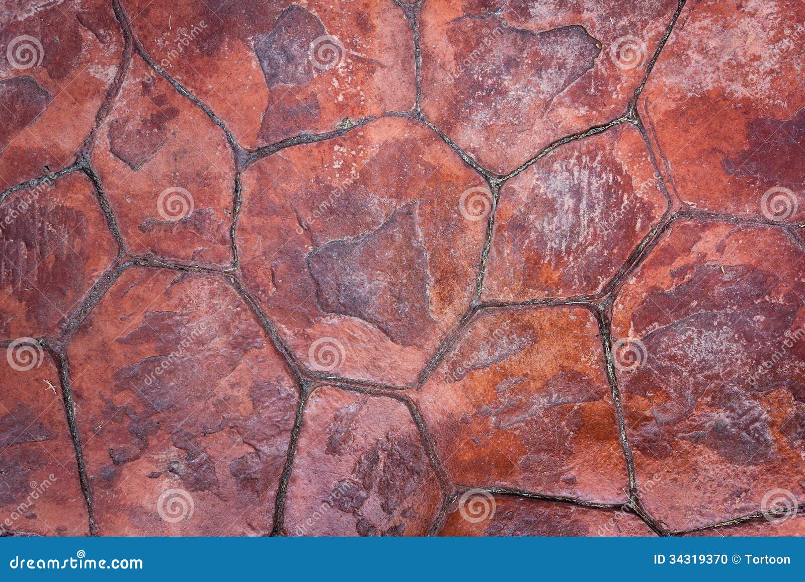 Stone red tiles floor stock photo. Image of mosaic, diagonal 34319370
