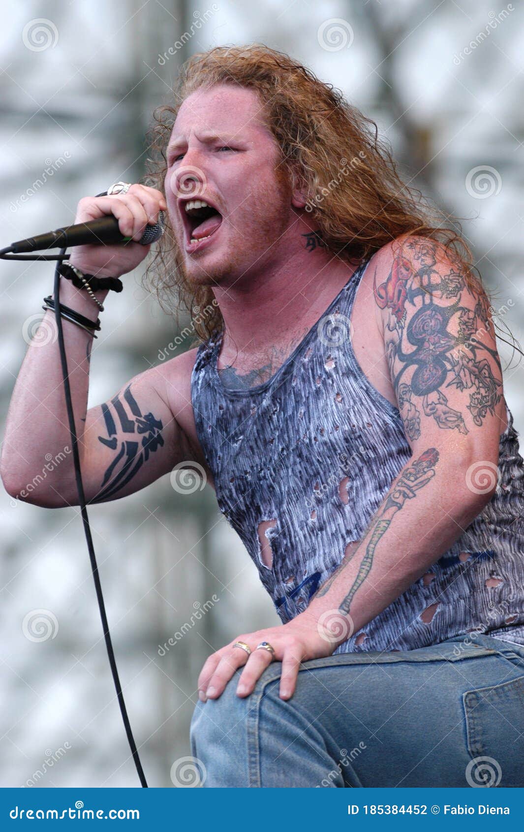 Stone Sour, Corey Taylor, during the Concert Editorial Photography - Image of microphone, performing: 185384452 Stone Sour, Corey Taylor, during the Concert Editorial Photography - Image of microphone, performing: 185384452
