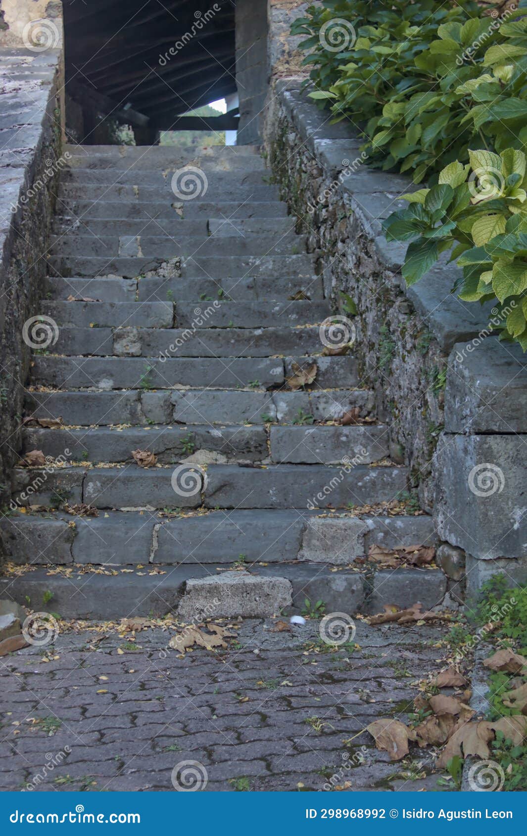 stairs of an entrance to an ancient church