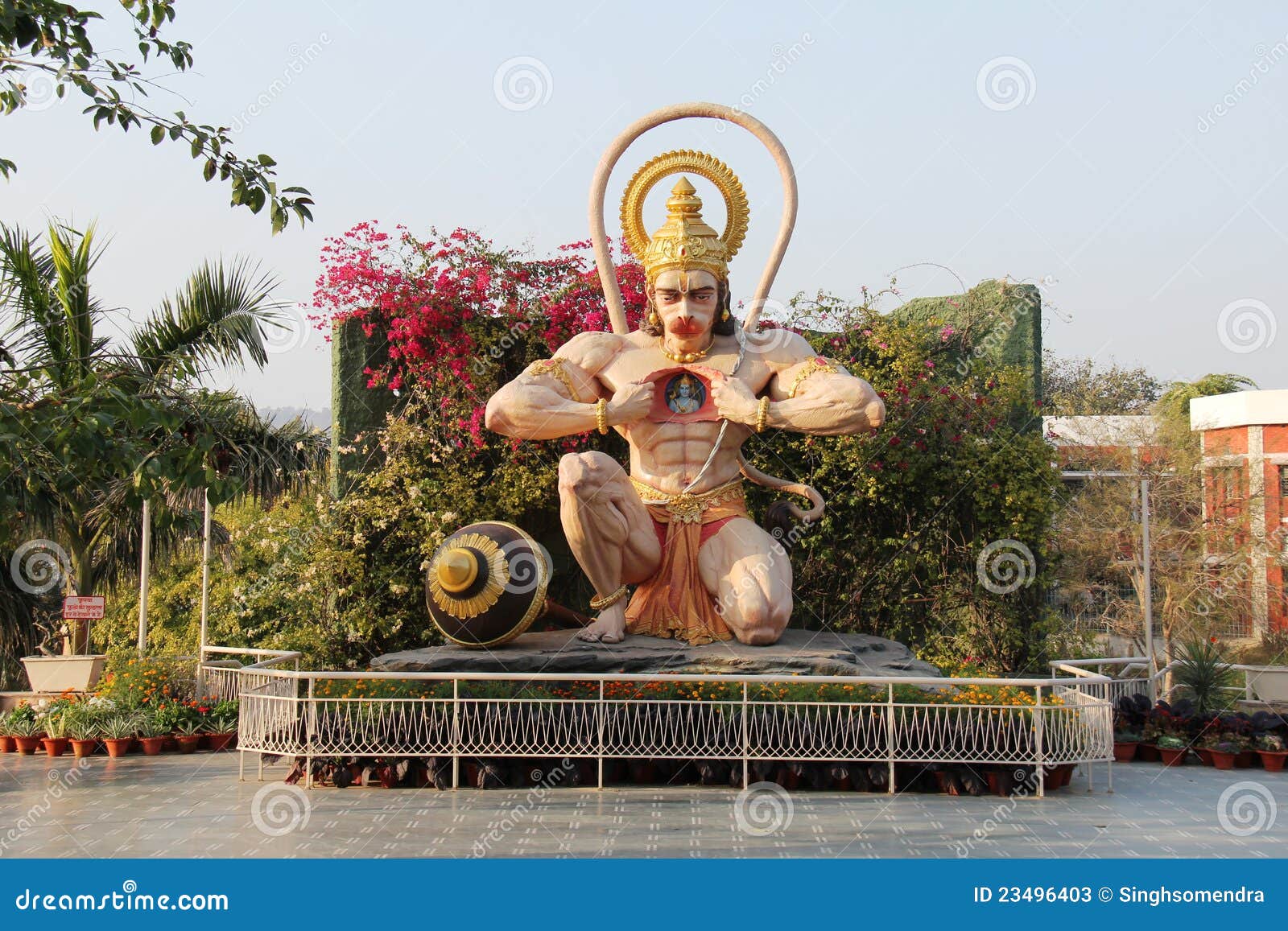 403 Stone Statue Hindu God Hanuman Stock Photos - Free & Royalty ...