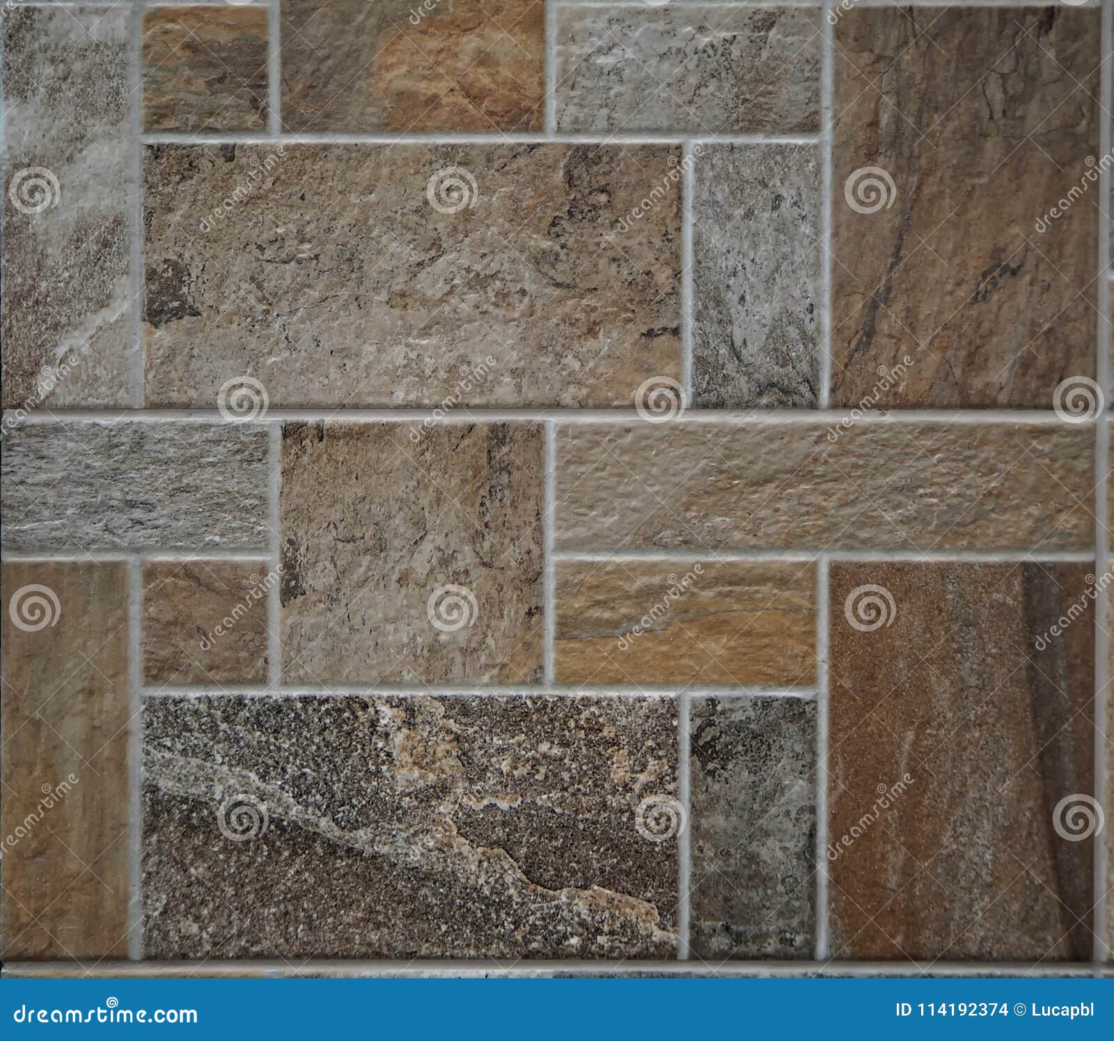 Stone Tile Rustic Floor The Tiles Are Made Of Polished Rocks Of