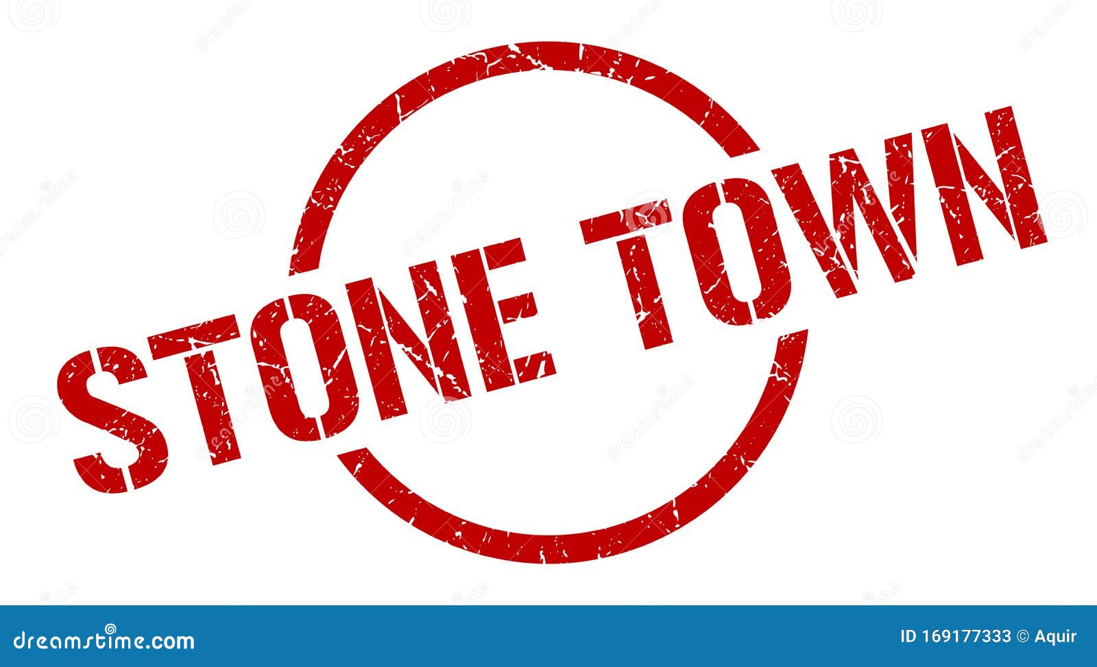 Stone Town Stamp. Stone Town Grunge Round Isolated Sign Stock Vector ...