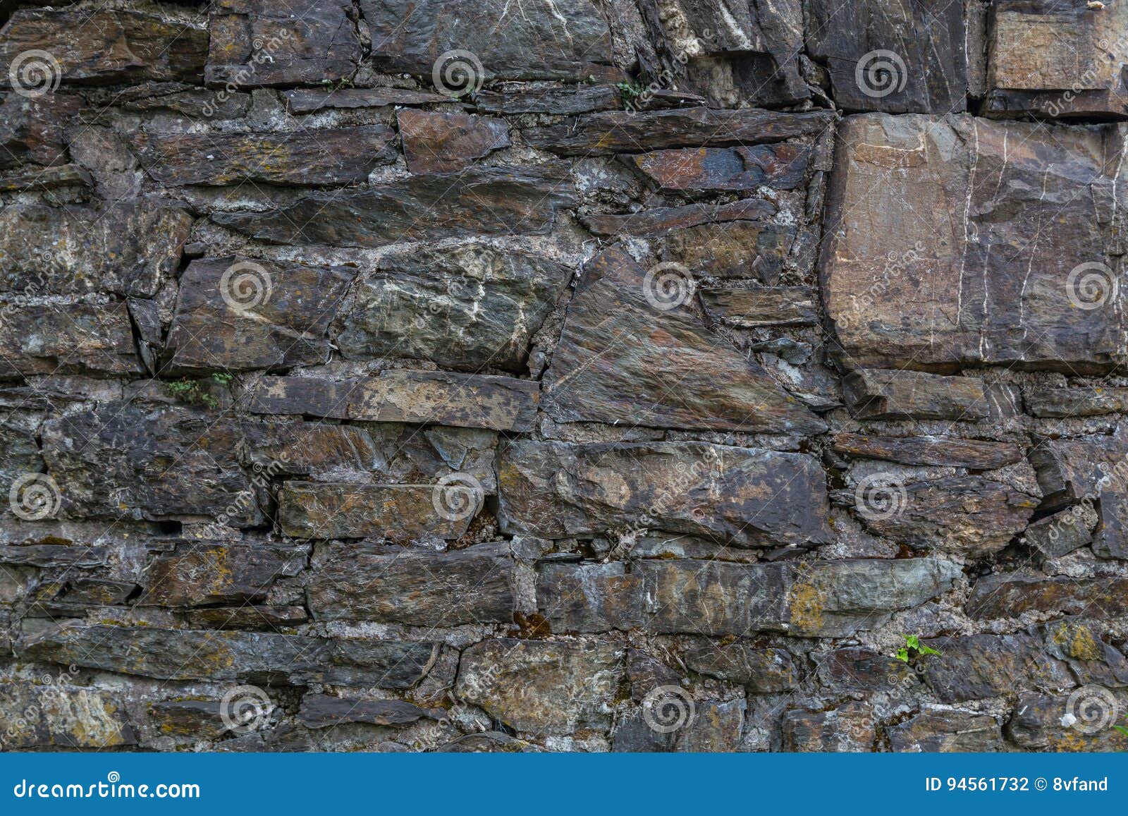 Stone Wall Made of Old Stone Structure Stock Photo - Image of masonry ...