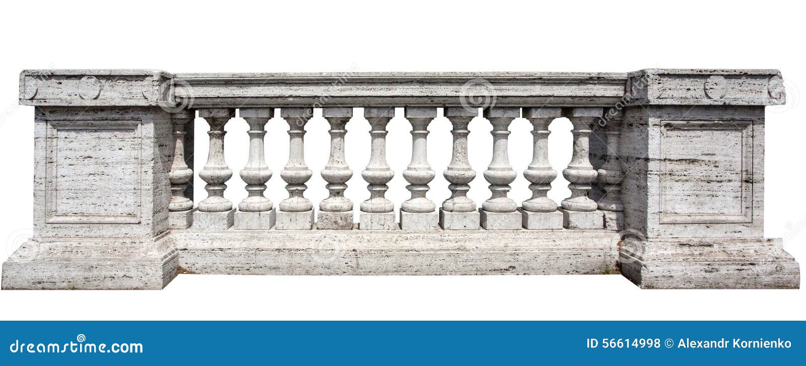 stone white baluster