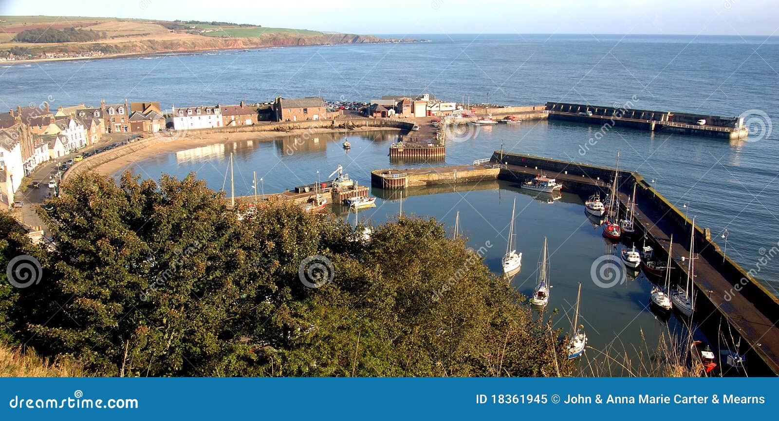 Stonehaven Harbour, Aberdeenshire, Scotland, UK Stock Image Image of