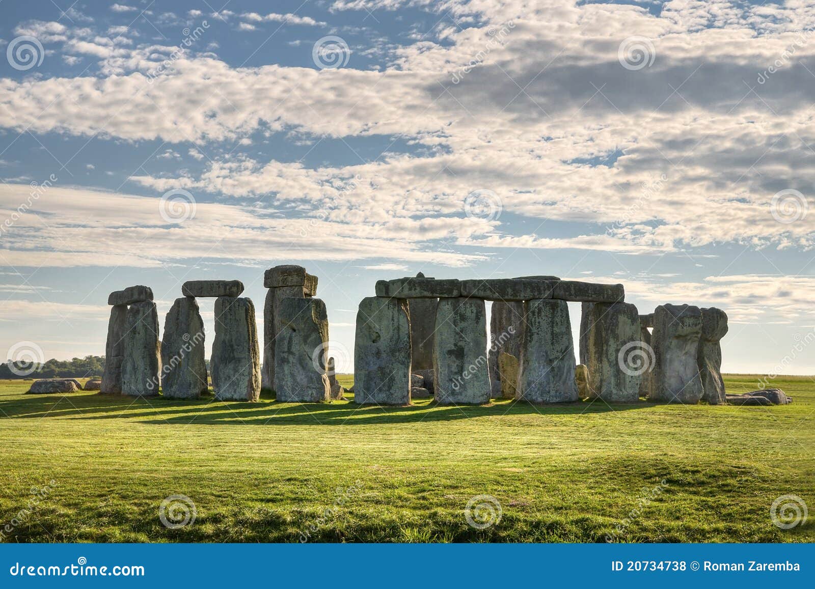 Stonehenge stock photo. Image of ancient, grass, cloud 20734738
