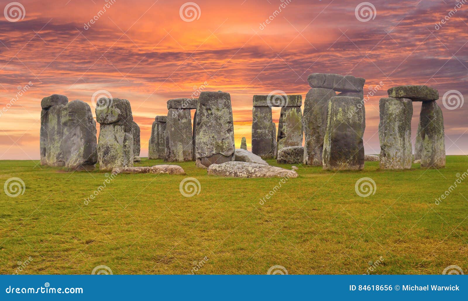 stonehenge england sunset sky