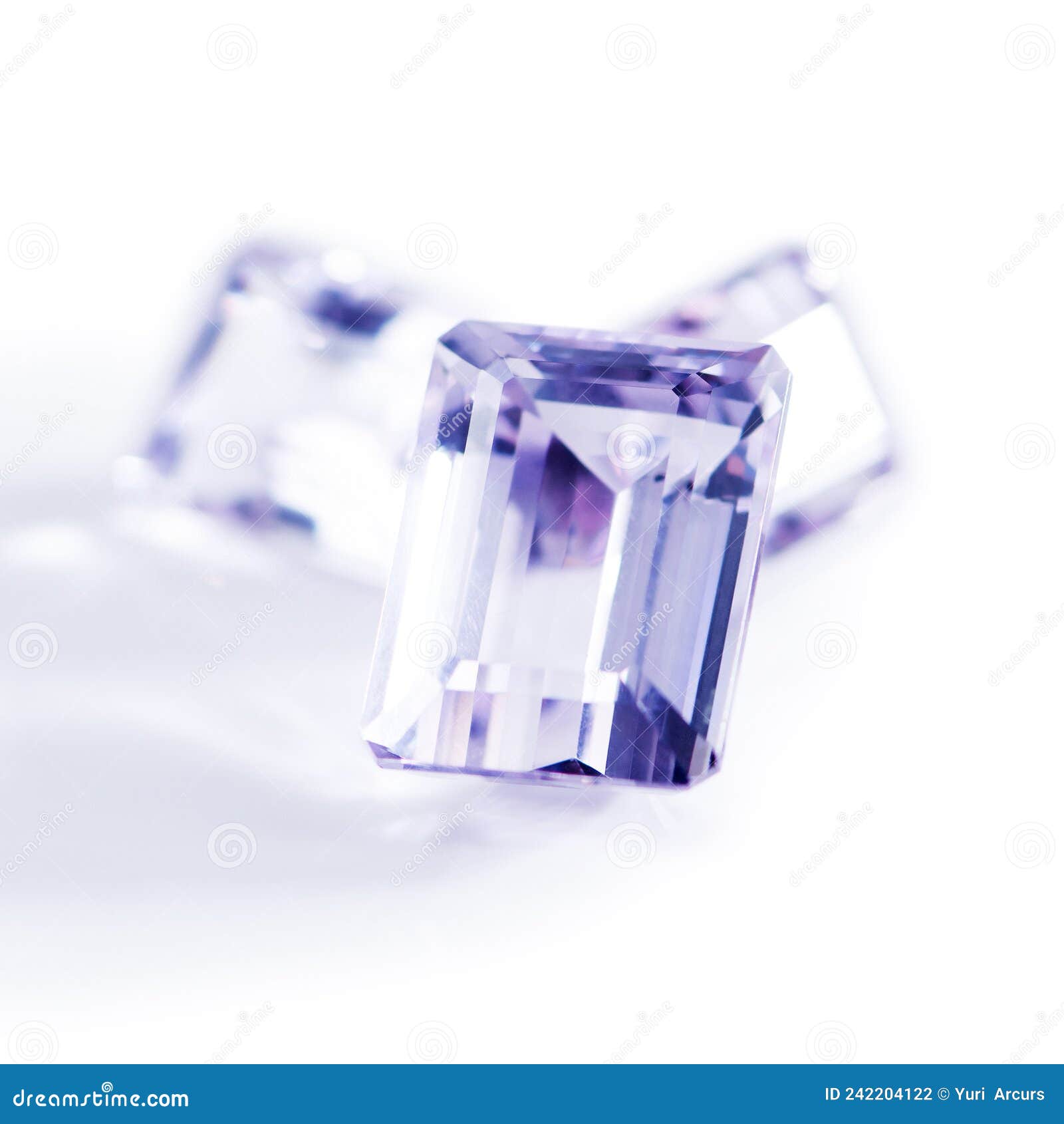 Stones that Hold Enormous Value. Studio Shot of Beautiful Gemstones. Stock Photo Image of