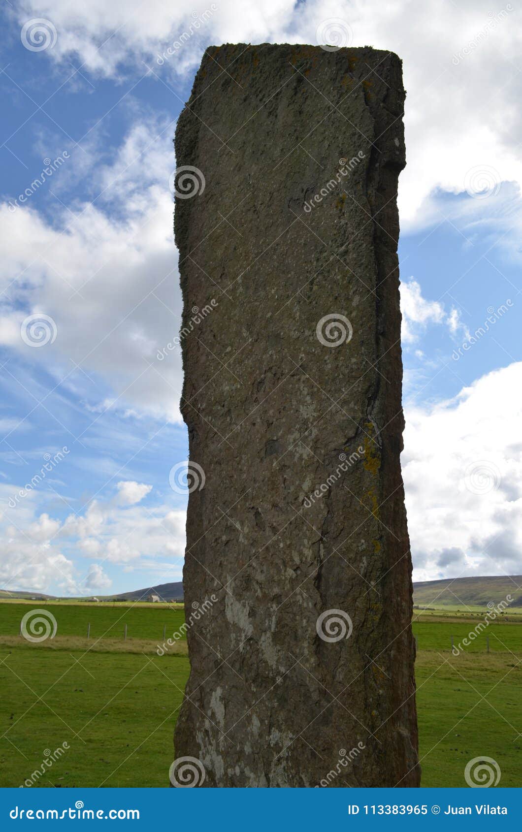 standing stones of stenness, neolithic megaliths in the island of mainland orkney, scotland