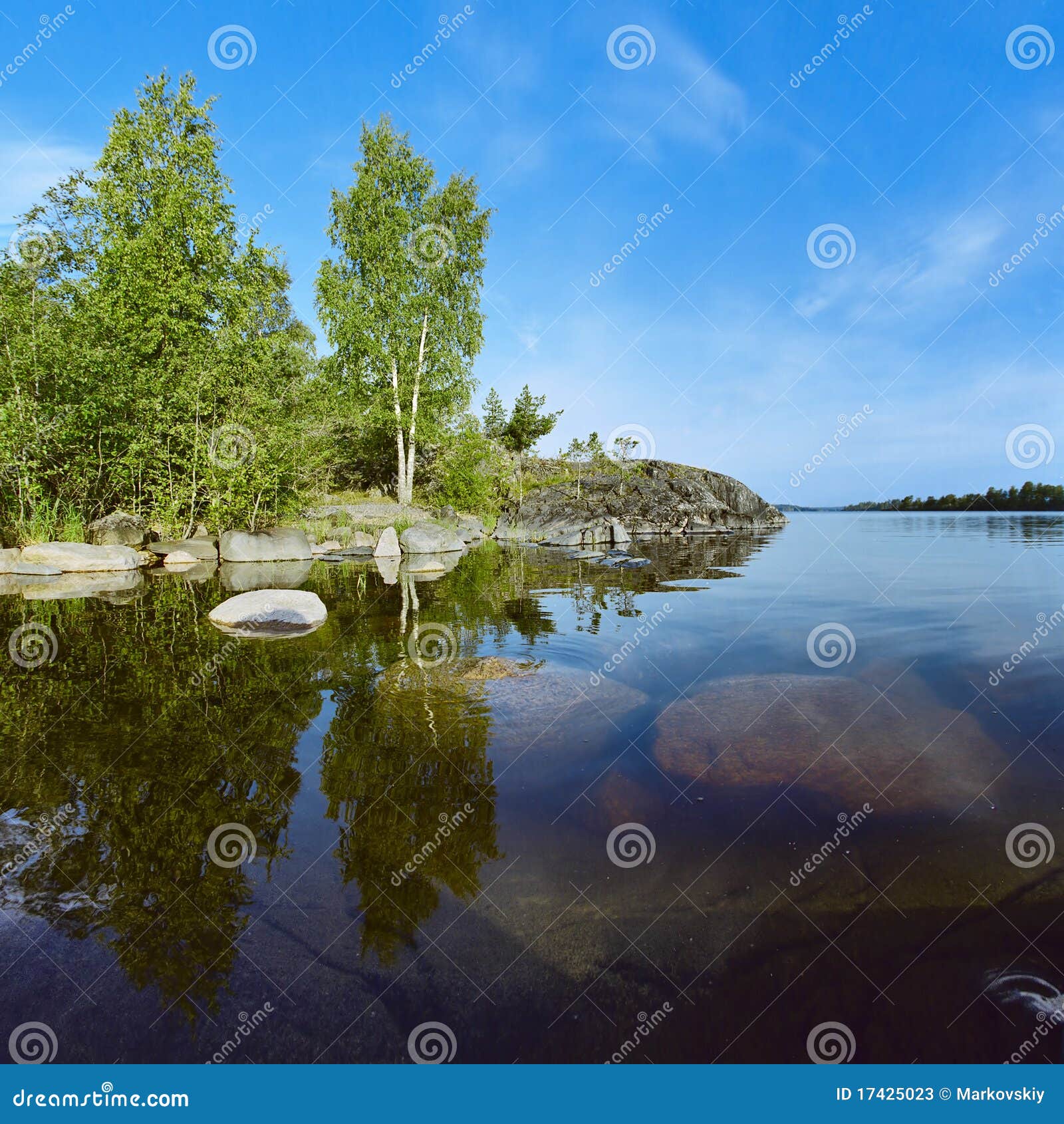 Stony shore of Ladoga lake stock image. Image of rocky 17425023
