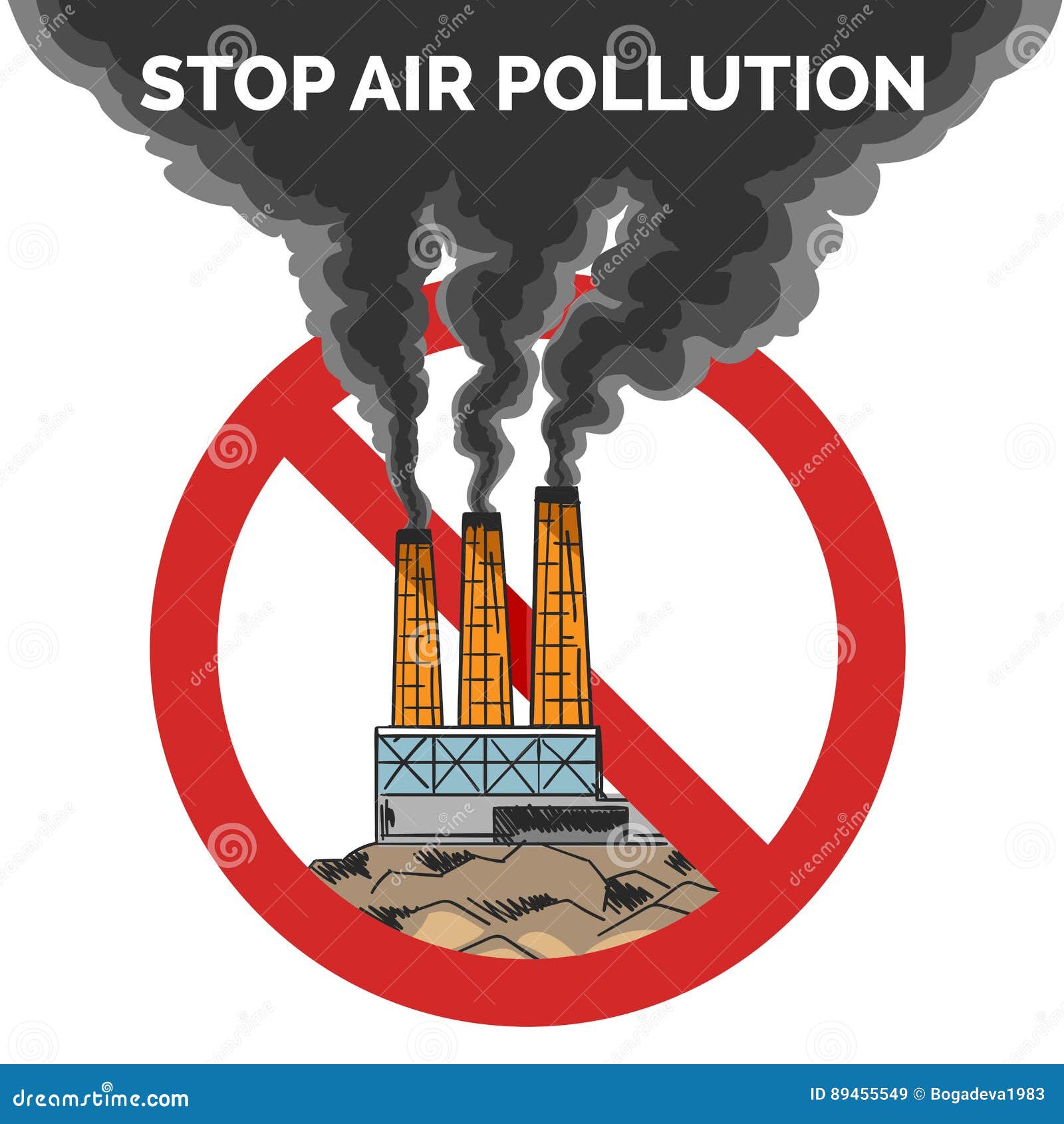 Stop Air Pollution Posters