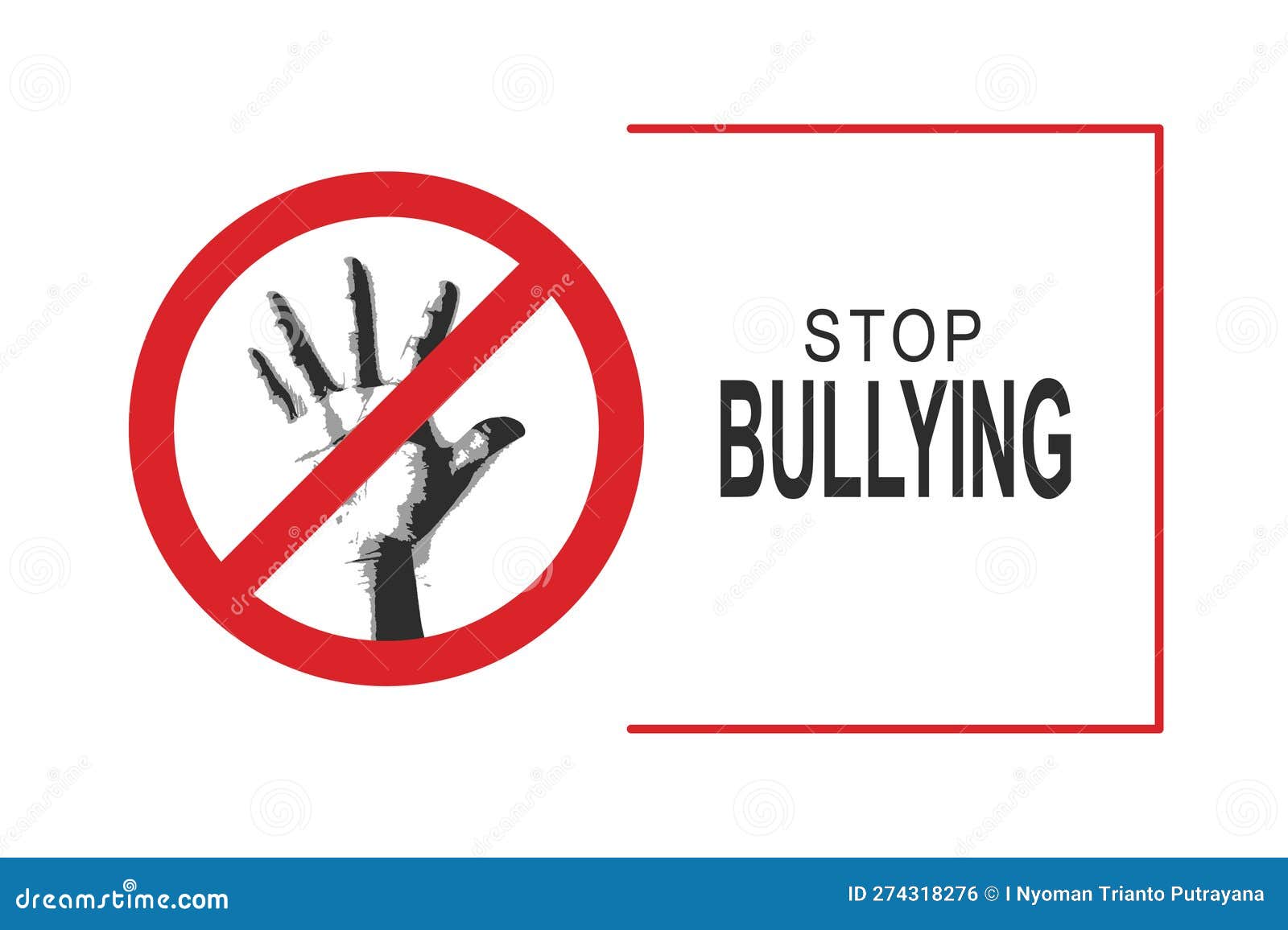 Stop Bullying Background. Awareness, Children Stock Vector ...