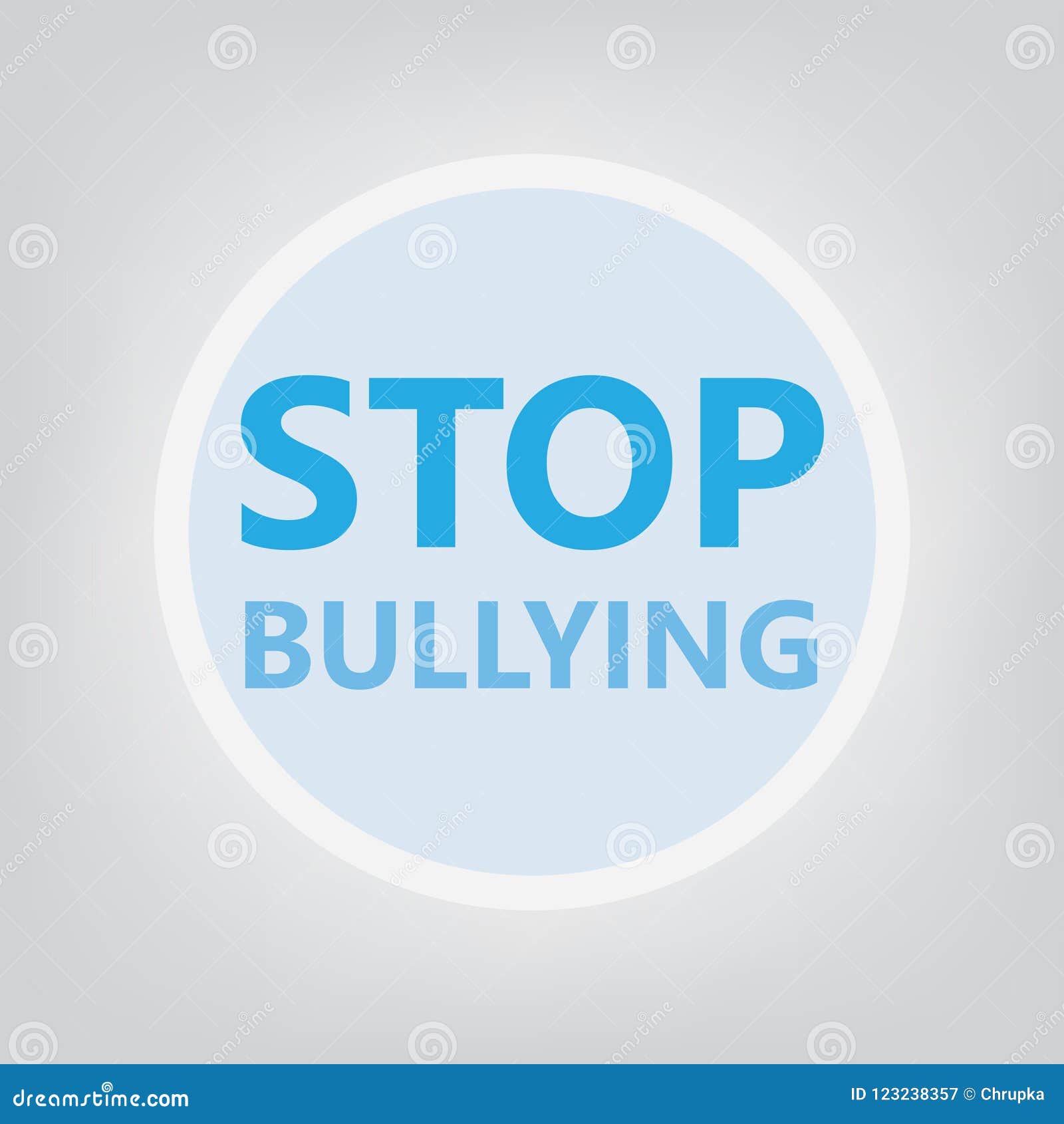Stop bullying concept stock vector. Illustration of problem - 123238357