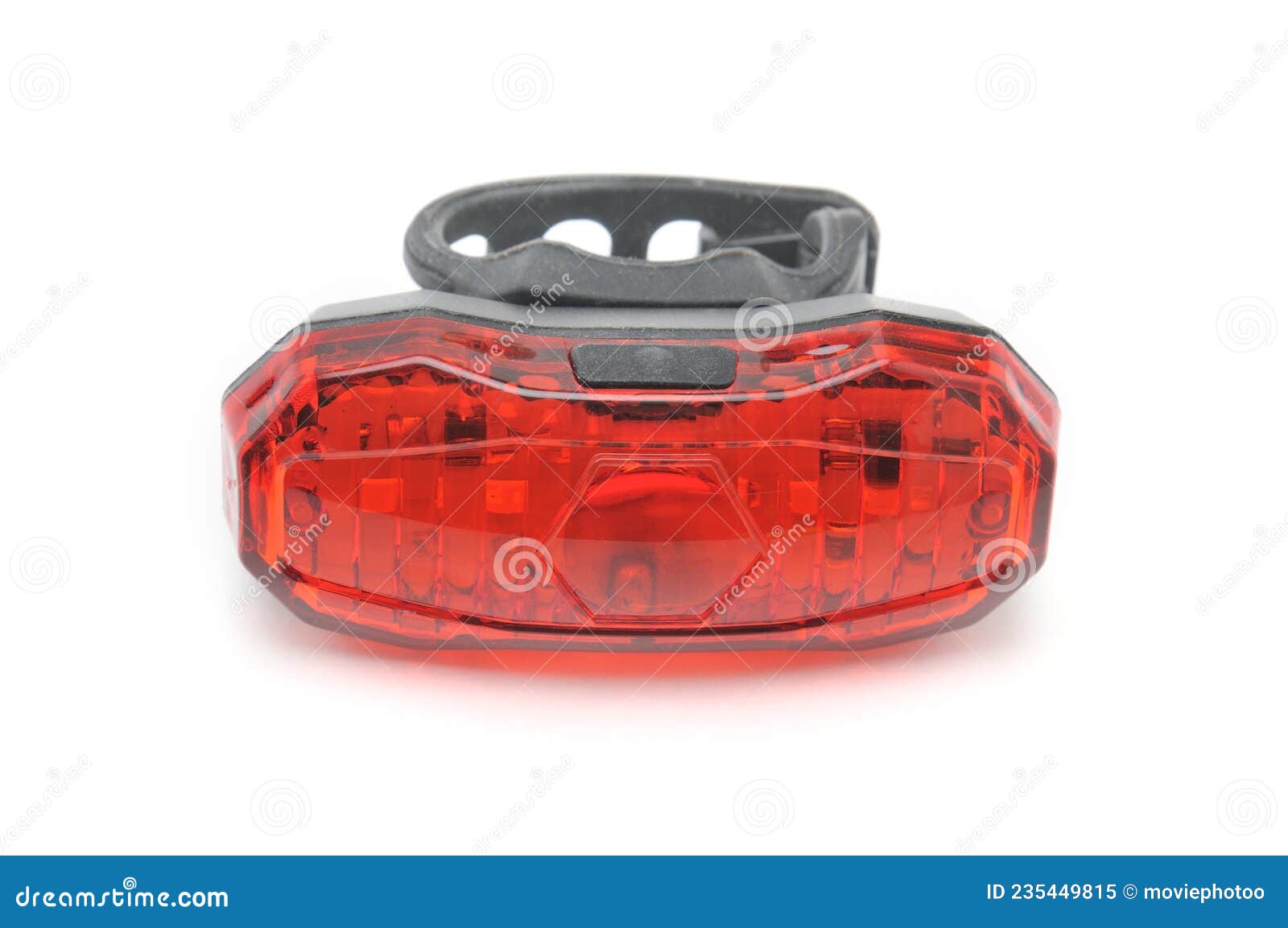 Stop Lights for a Bike on a White Background Stock Image Image of