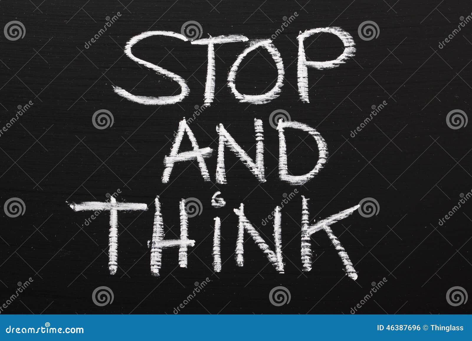 stop and think