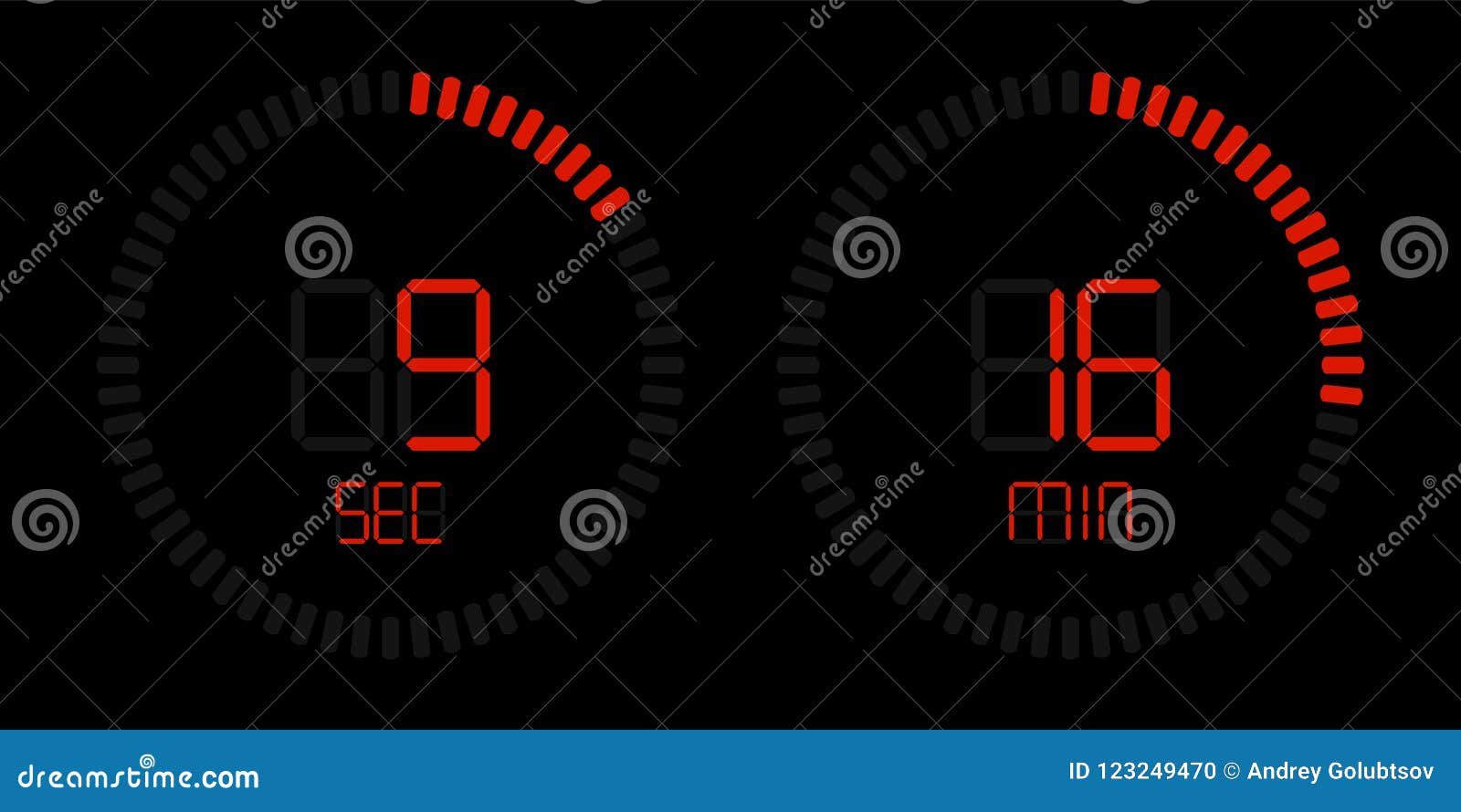 set red hot timer countdown