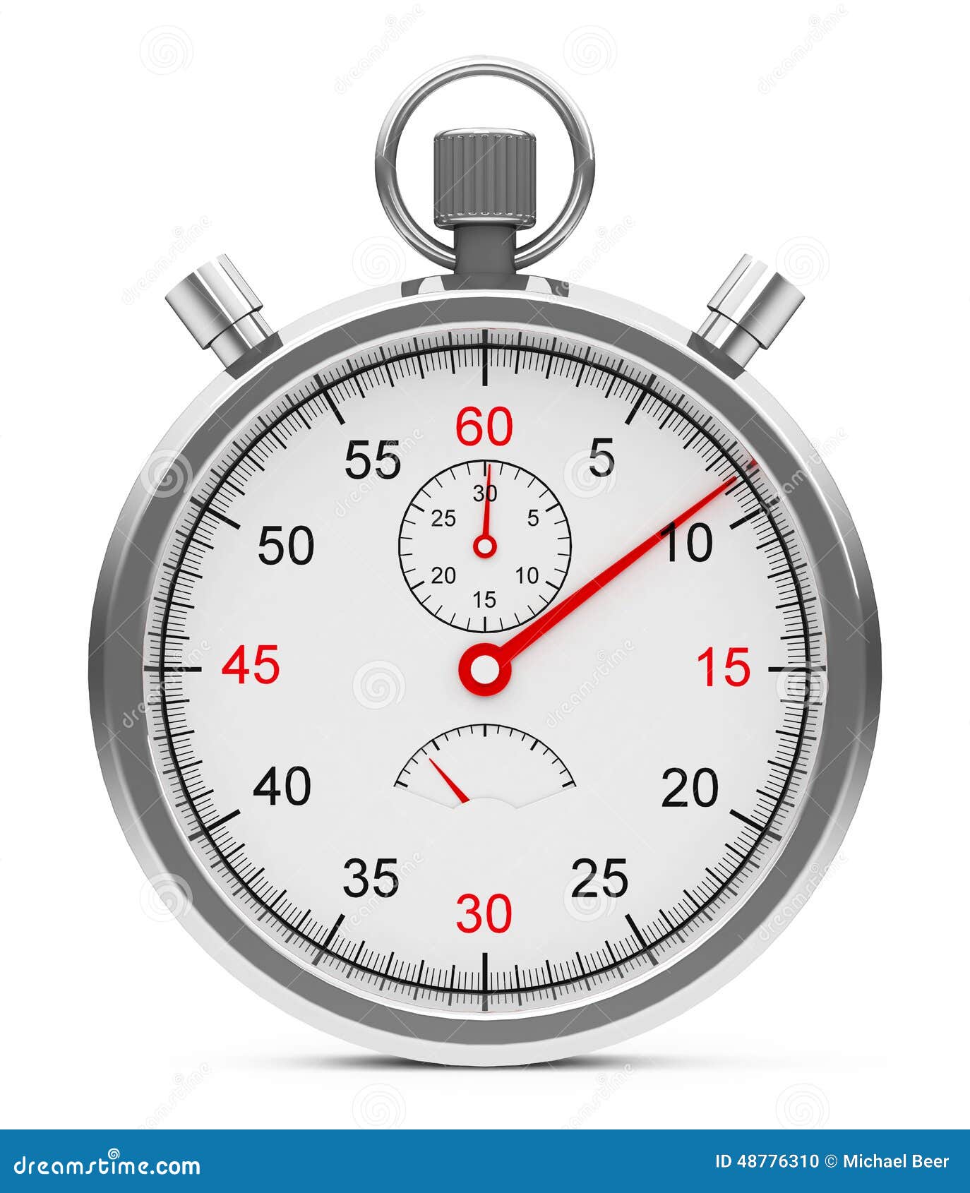 The stopwatch stock illustration. Illustration of timer 48776310