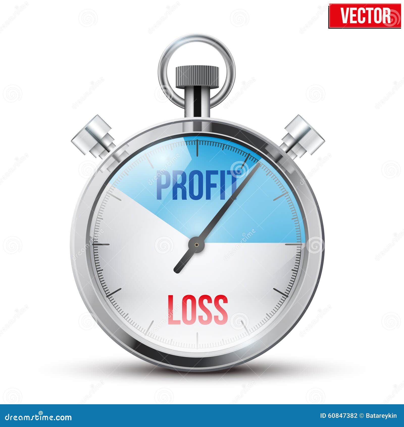 Stopwatch For Forex Trader Stock Vector Illustration Of Concept - 