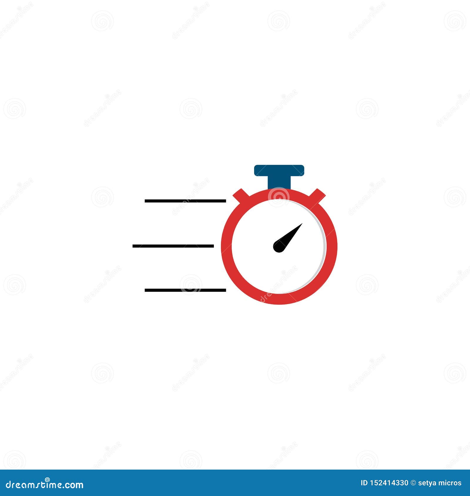 Stopwatch Logo Template Icon Stock Vector Illustration of sign, competition 152414330