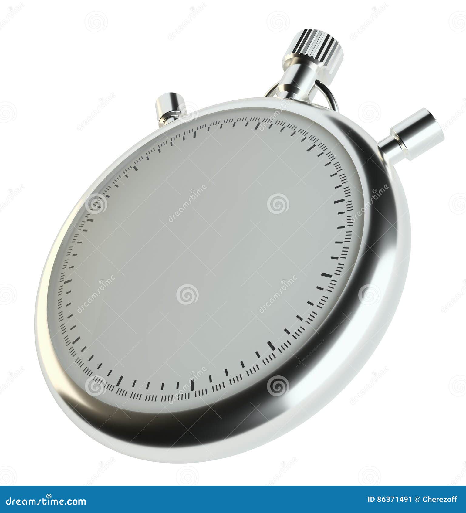 Stopwatch without numbers stock illustration. Illustration of start