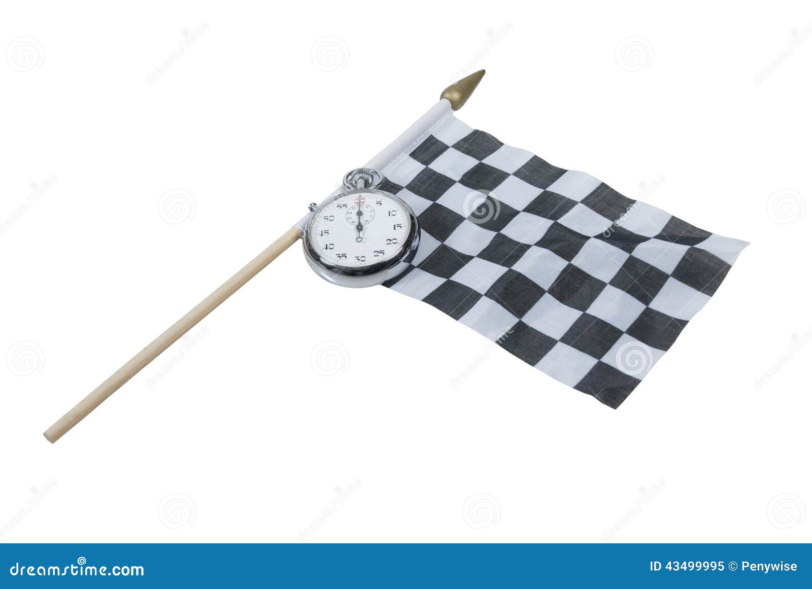 Stopwatch and Racing Flag stock image. Image of quick 43499995