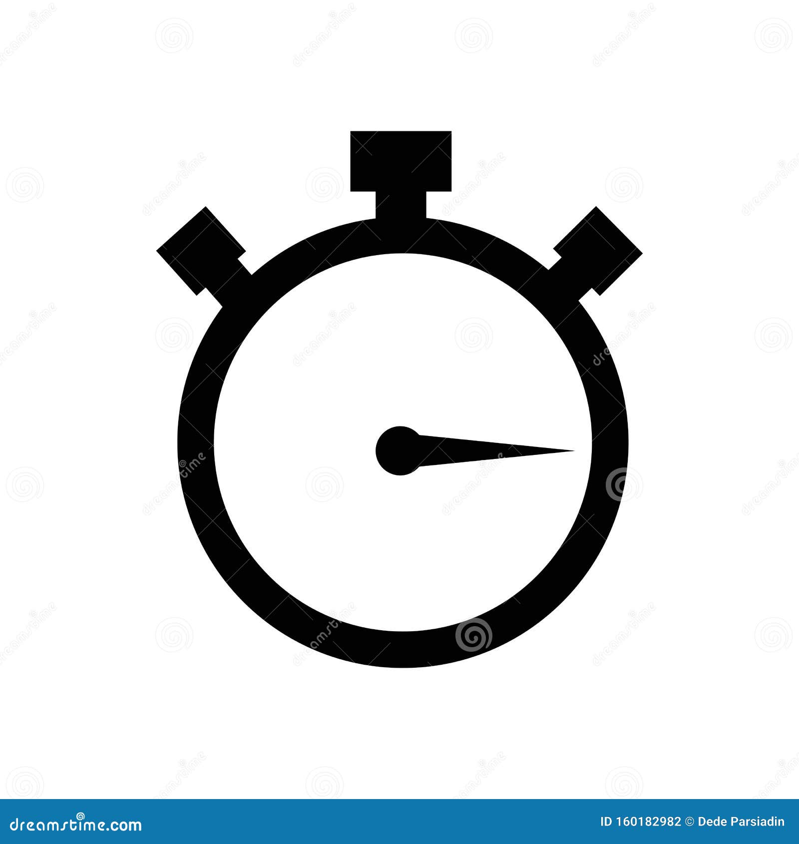 Stop time icon Royalty Free Vector Image - VectorStock