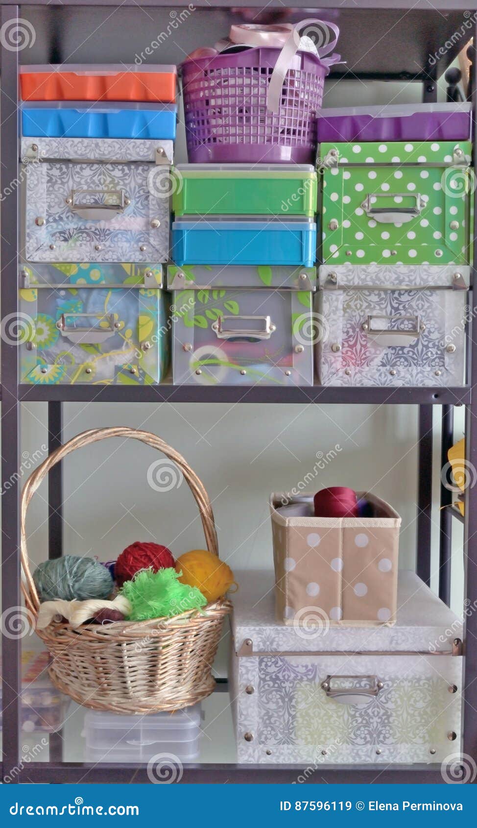 Storage Goods for Needlework at Houm Stock Image Image of sewing