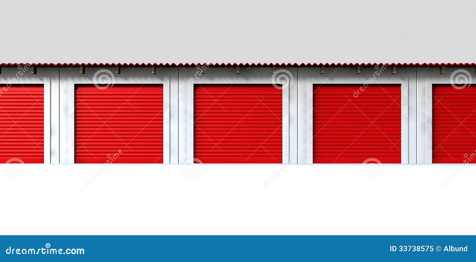 Storage Lockers Front stock illustration. Illustration of ...