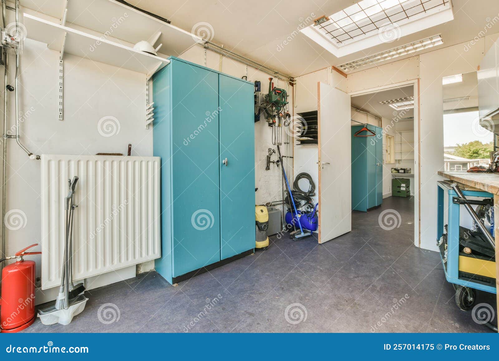 Storage Place for Garden Tools Stock Image Image of structure