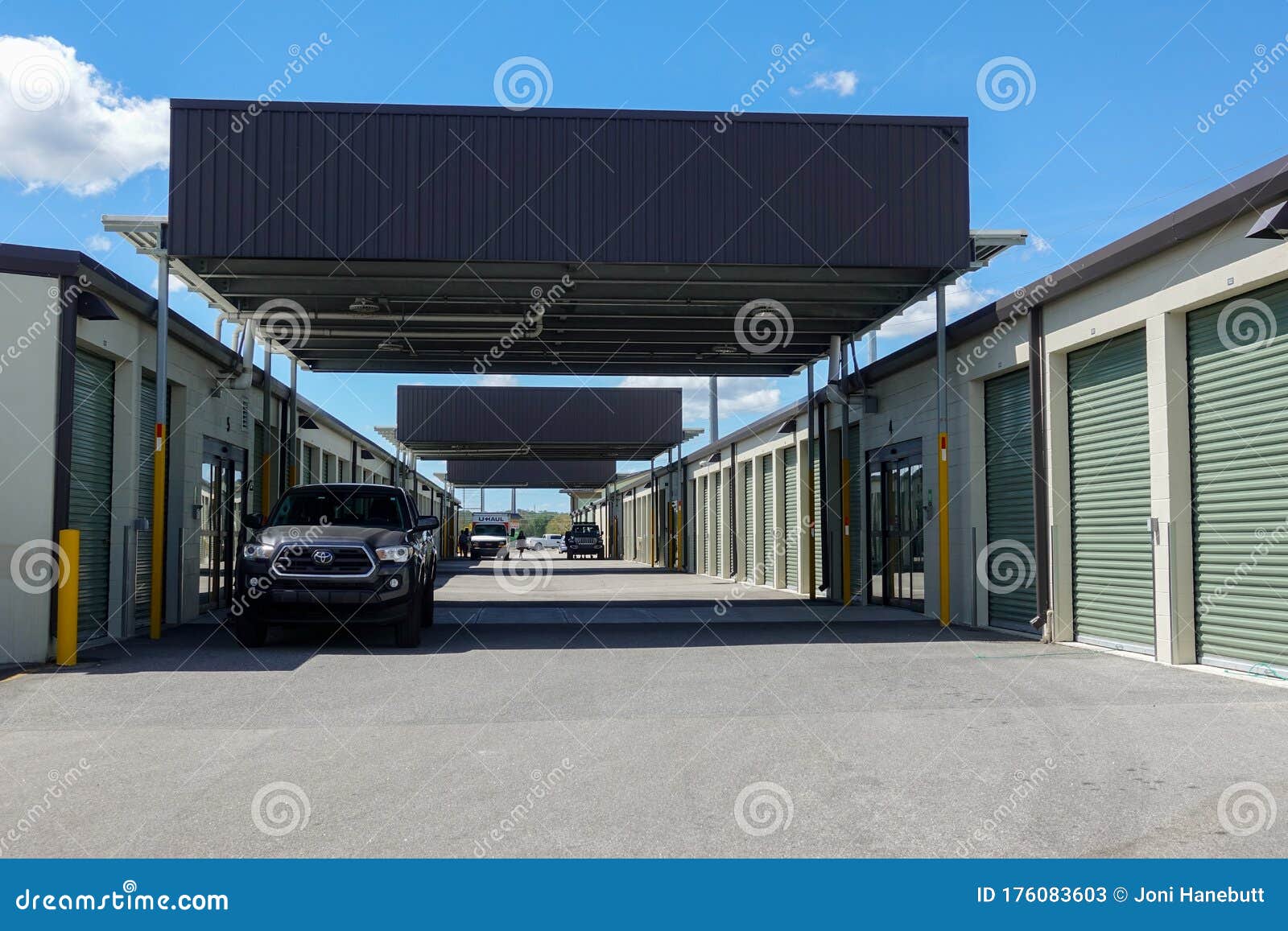 Storage Space Units at Extra Space Storage Editorial Stock Photo