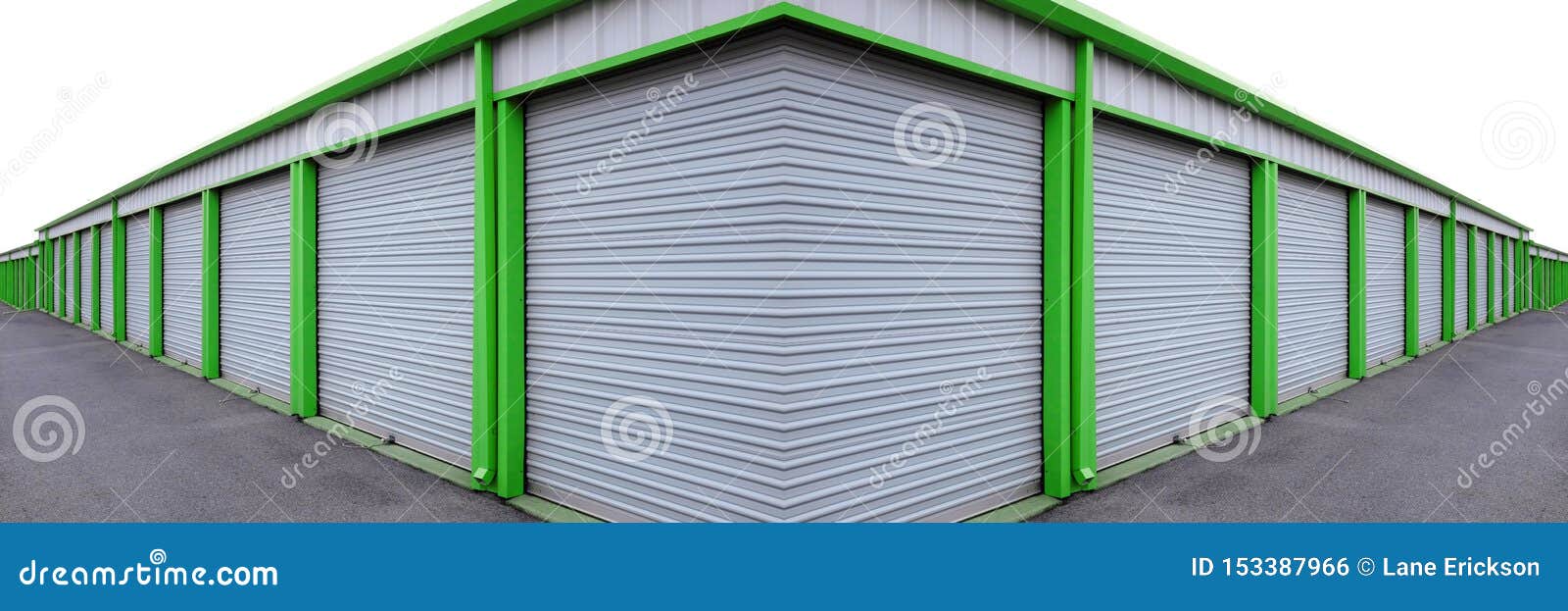 Storage Units with Sliding Doors Stock Photo Image of detail, rolling