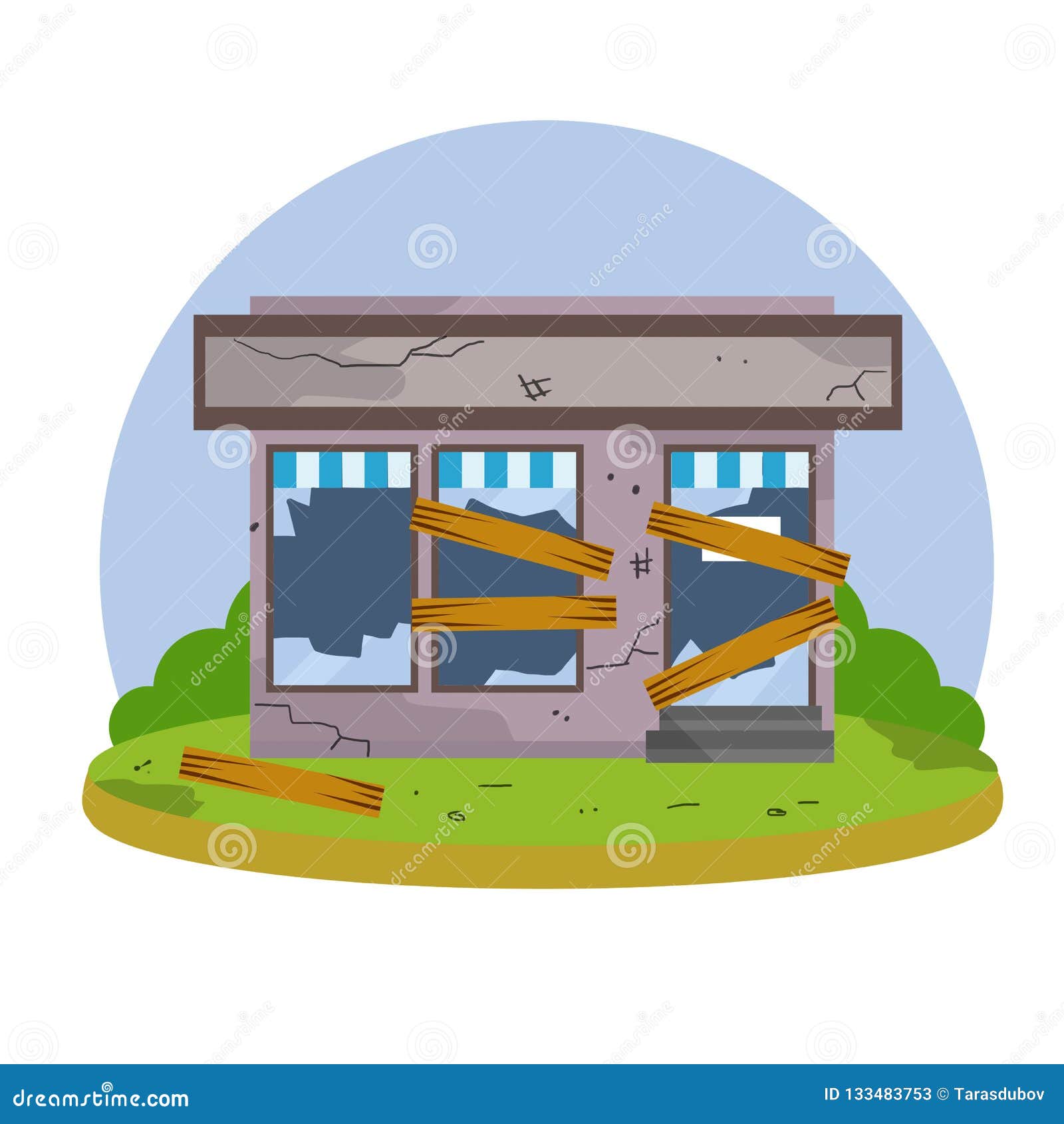 Closed Shop. Cartoon Flat Illustration Stock Illustration - Illustration of flat, failure: 133483753 Closed Shop. Cartoon Flat Illustration Stock Illustration - Illustration of flat, failure: 133483753