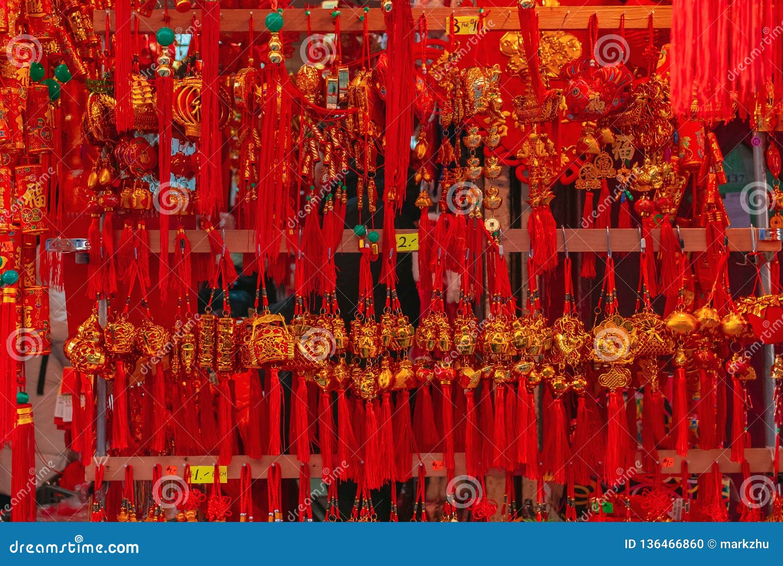 A Store In Chinatown Selling Chinese New Year Decorations As The Chinese Lunar New Year The Year Of The Pig Is Approaching Editorial Image Image Of York Chinese