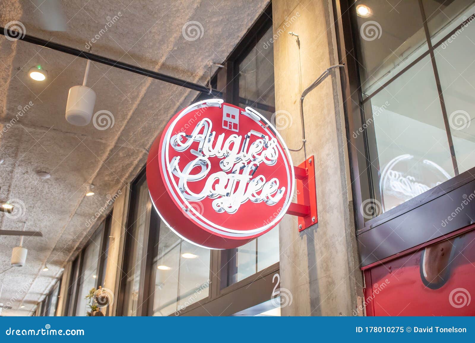 Augie`s Coffee editorial image. Image of drip, boba 178010275
