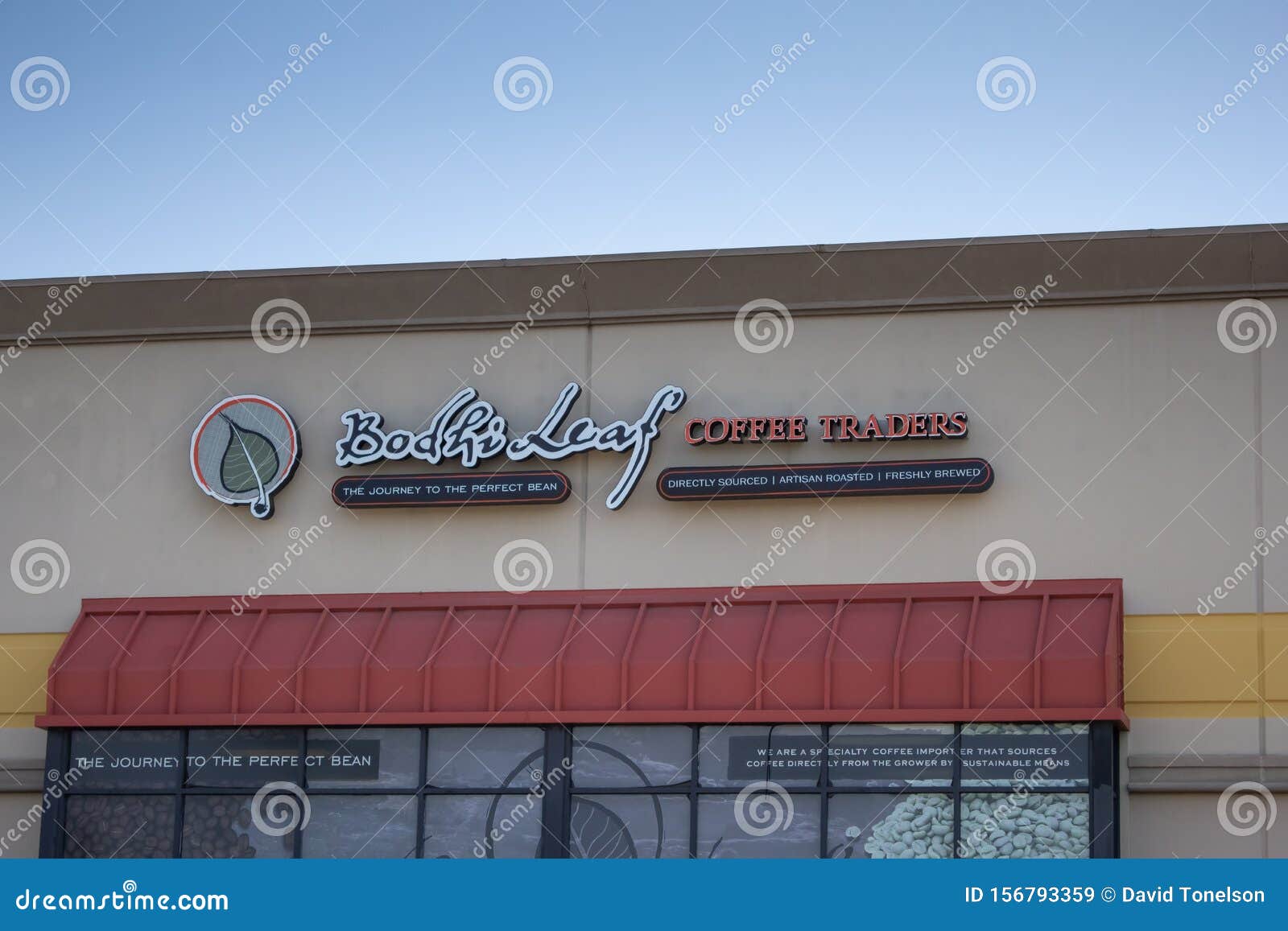 Bodhi Leaf Cafe Sign Editorial Stock Image Image Of Business 156793359