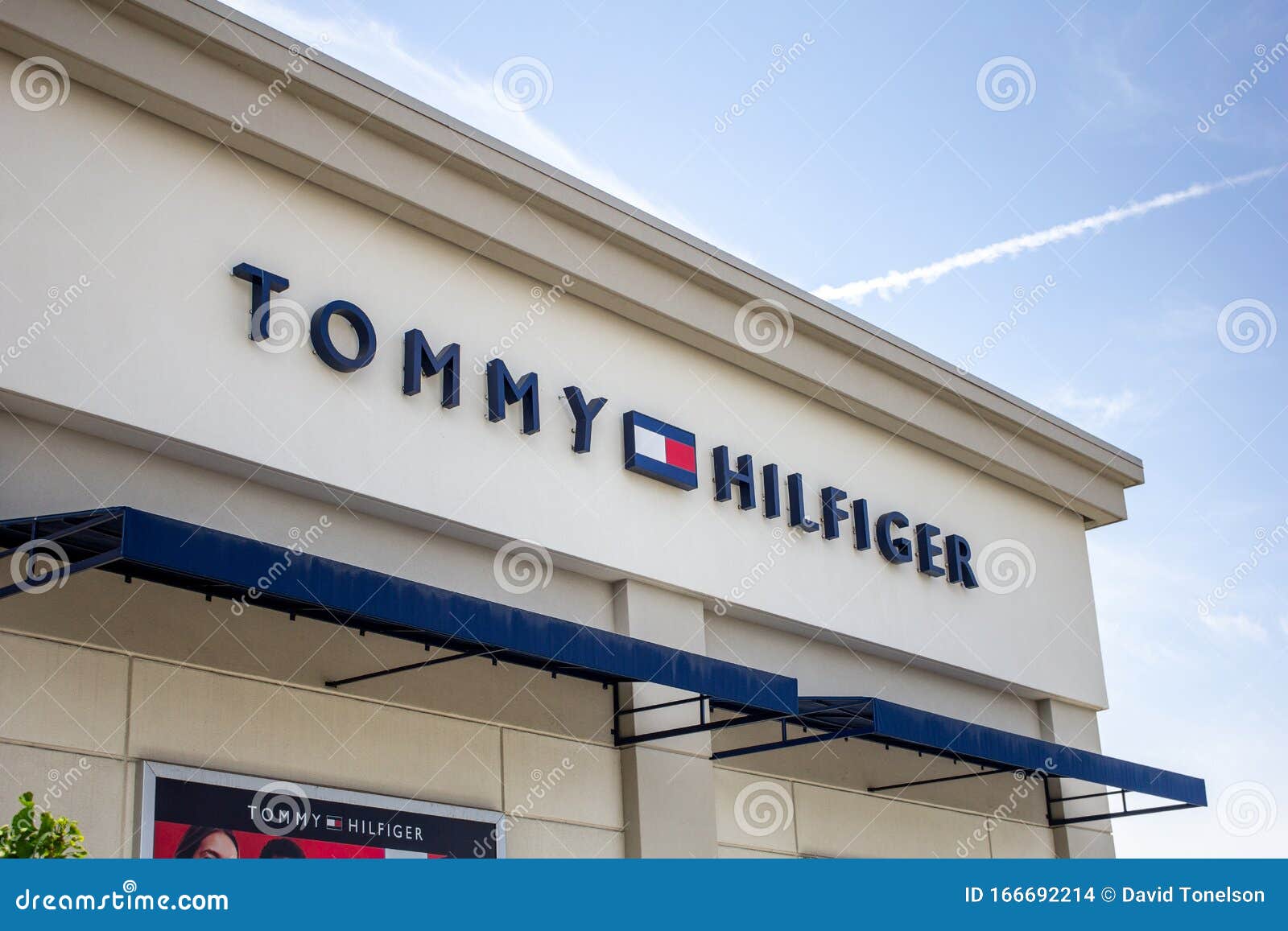 Tommy Hilfiger sign editorial stock image. Image of designer - 166692214