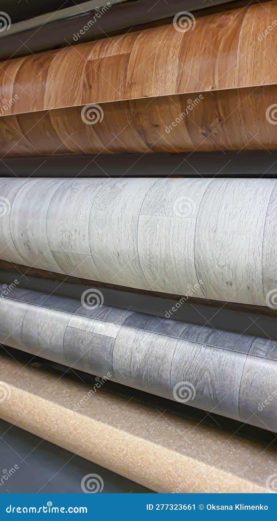 The Store Sells Multicolored Laminate Flooring. Repair and