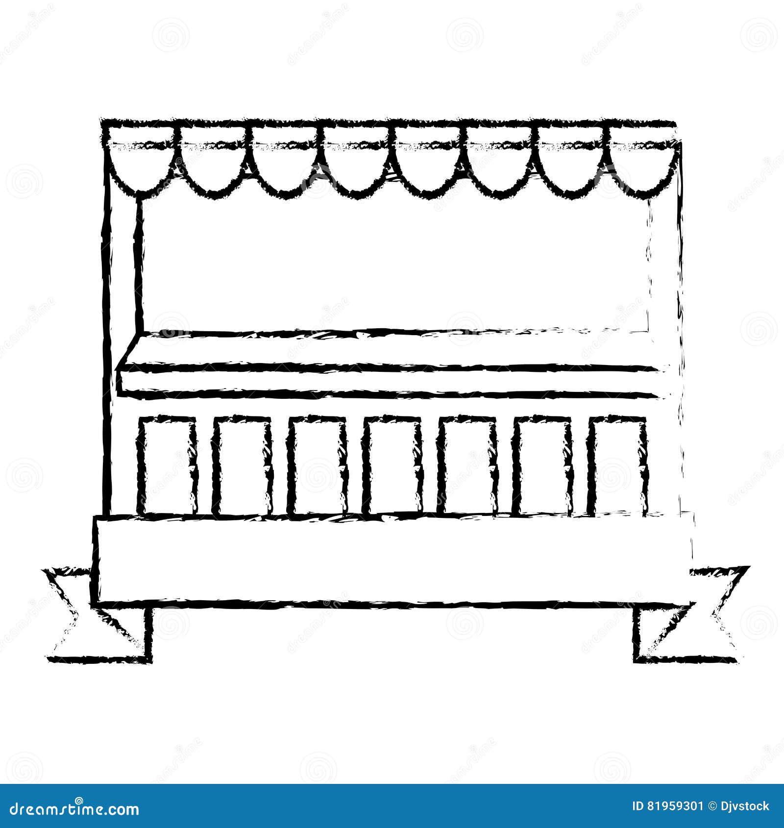 Store stand icon image stock vector. Illustration of retail 81959301