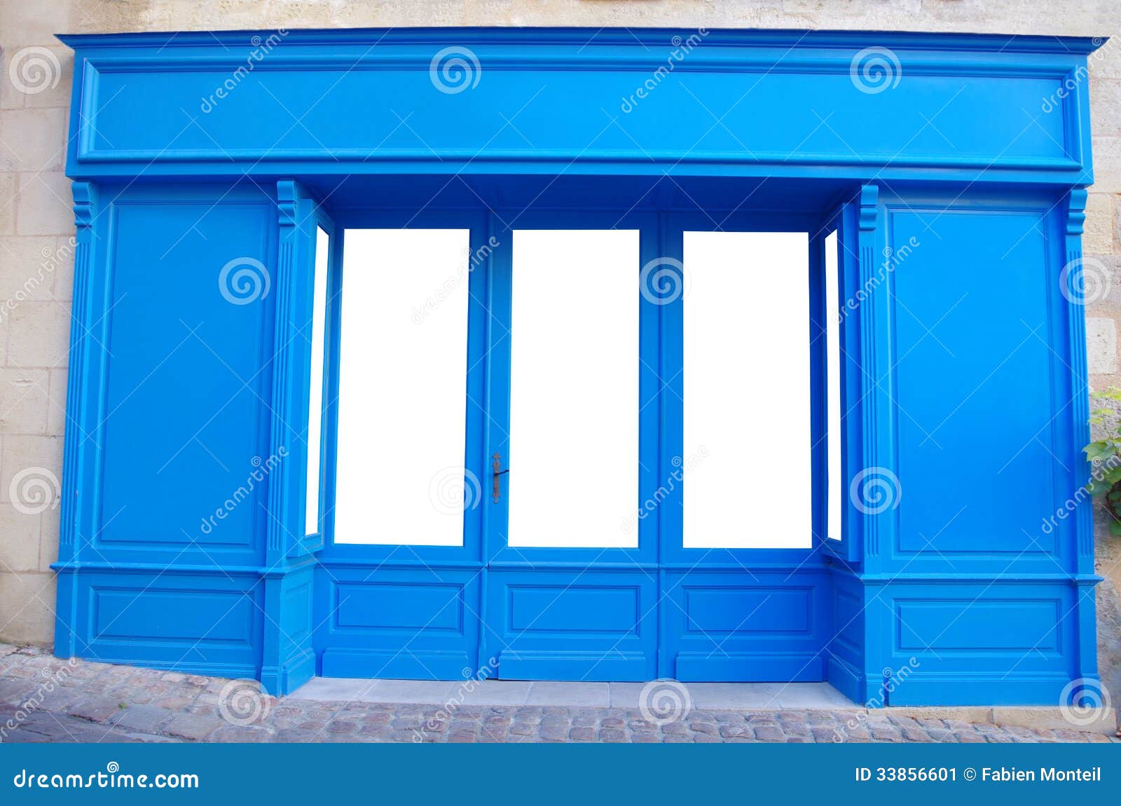Storefront, Shop, Façade, Blank Generic Store Front Stock Image 