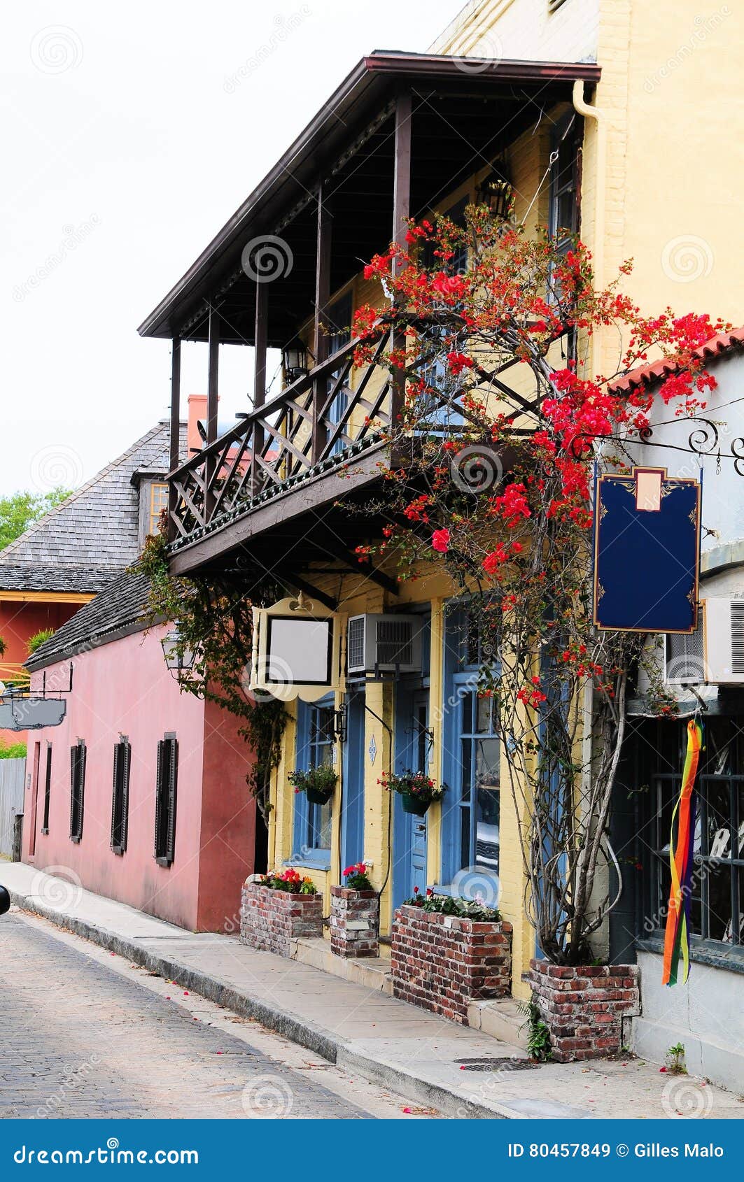Storefront St Augustine Florida Stock Image Image of business, object